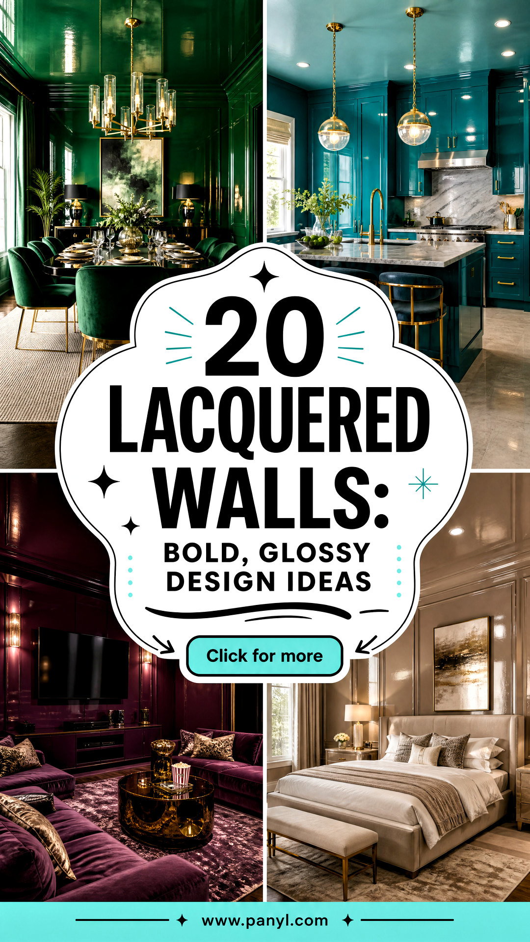 20 Lacquered Walls Bold Glossy Design Ideas for Chic Rooms - 20 Lacquered Walls: Bold, Glossy Design Ideas for Chic Rooms