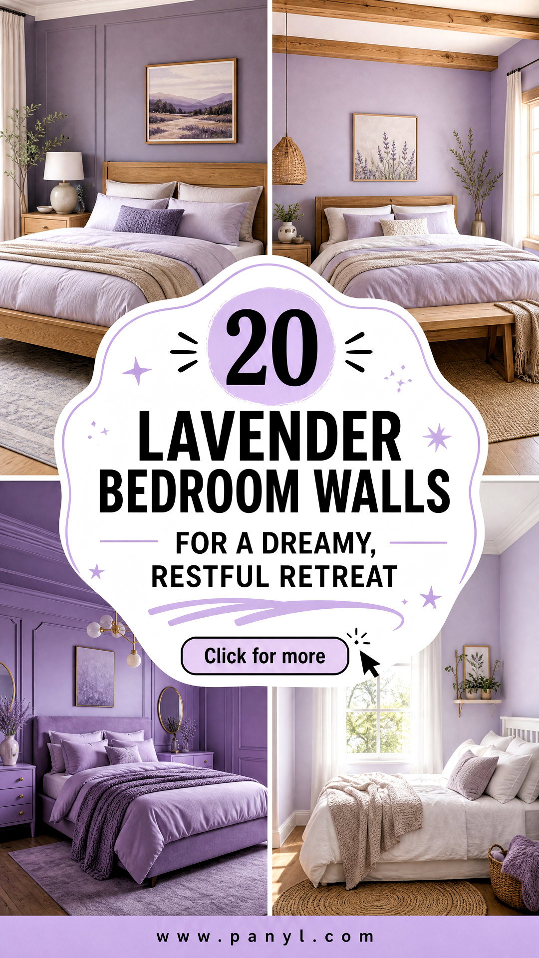 20 Lavender Bedroom Walls for a Dreamy Restful Retreat - 20 Lavender Bedroom Walls for a Dreamy, Restful Retreat