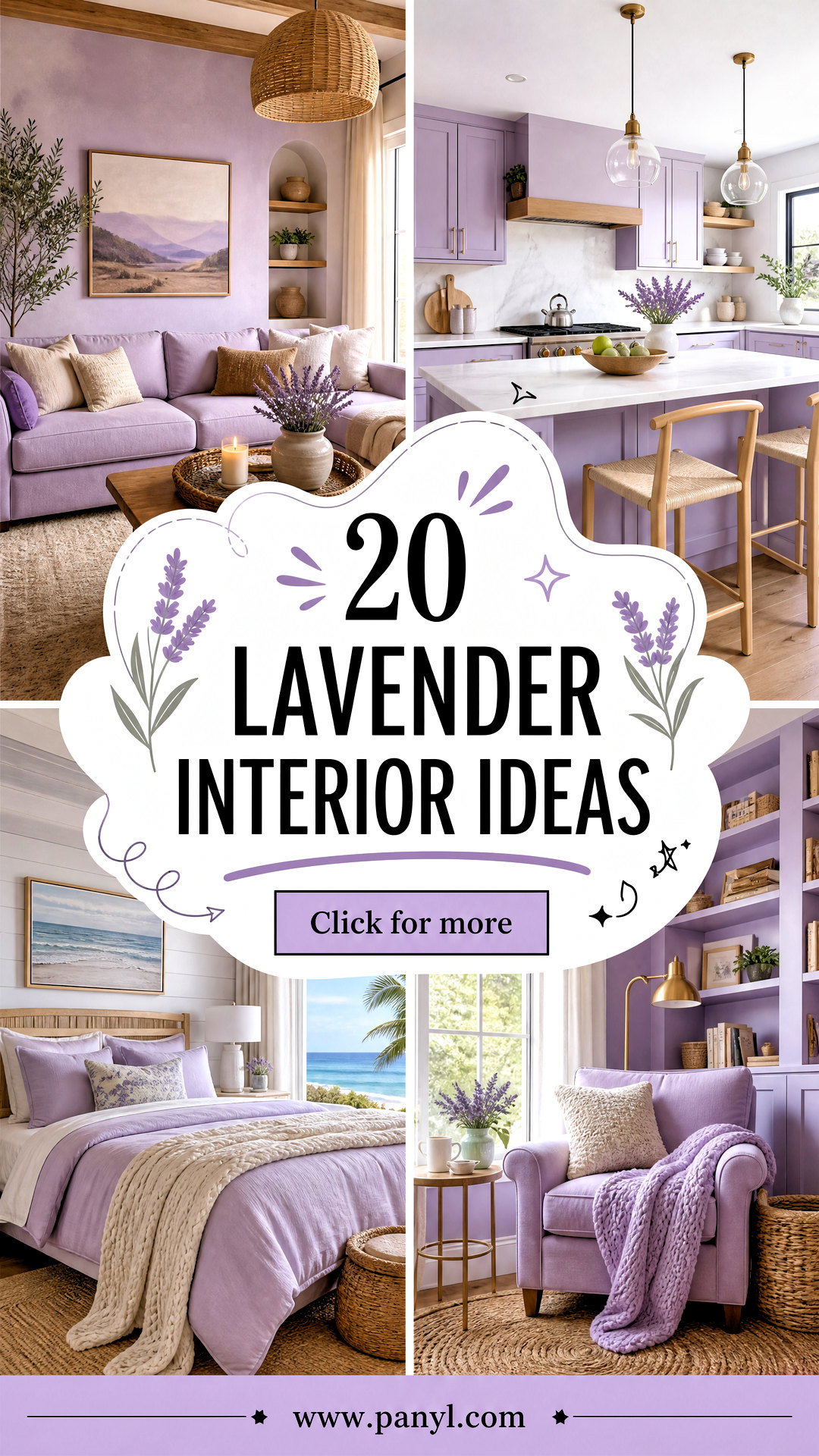 20 Lavender Interior Ideas for a Soft Sophisticated Home - 20 Lavender Interior Ideas for a Soft, Sophisticated Home