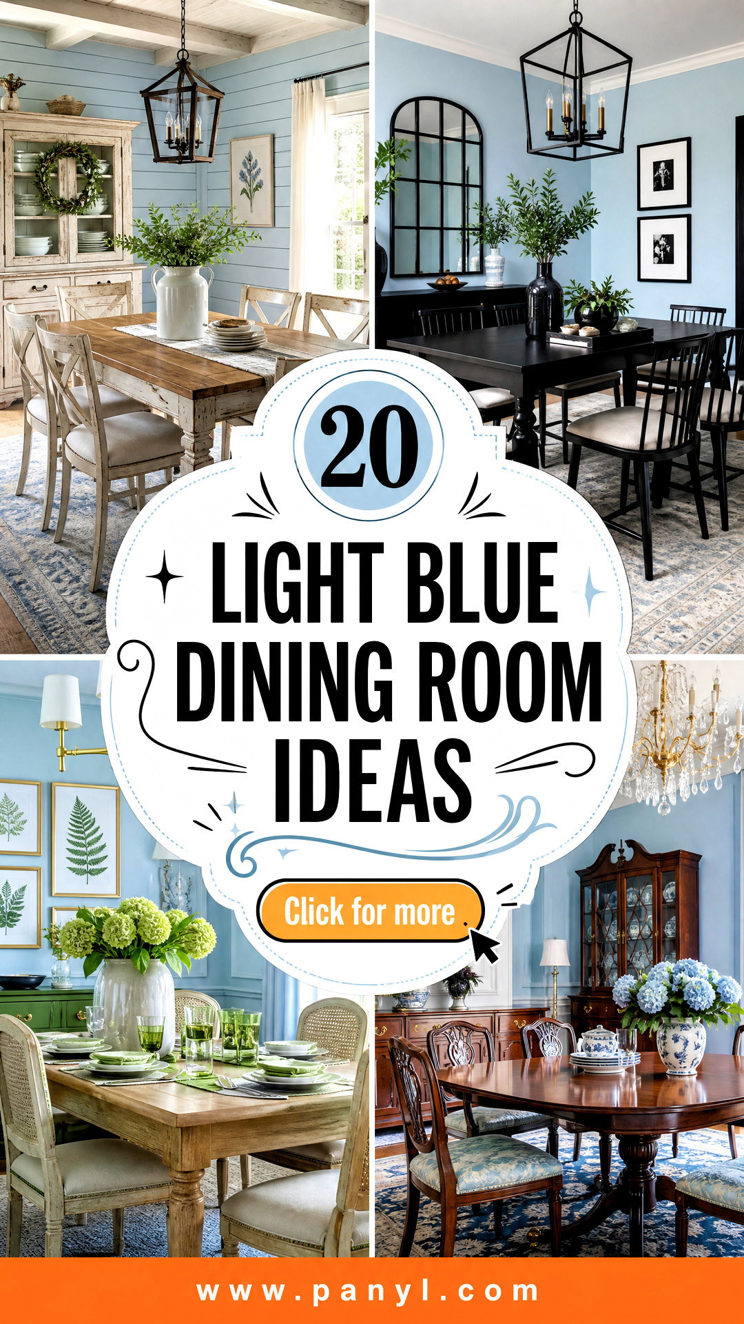 20 Light Blue Dining Room Ideas for Calm Elegant Meals - 20 Light Blue Dining Room Ideas for Calm, Elegant Meals