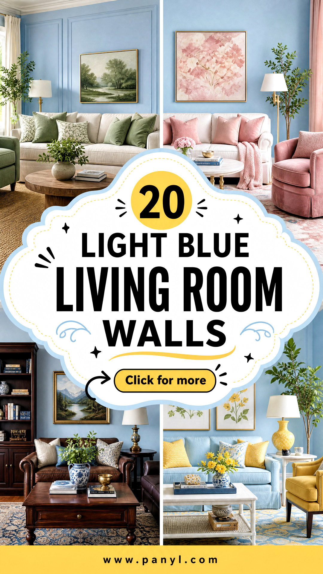 20 Light Blue Living Room Walls for a Fresh Serene Look - 20 Light Blue Living Room Walls for a Fresh, Serene Look