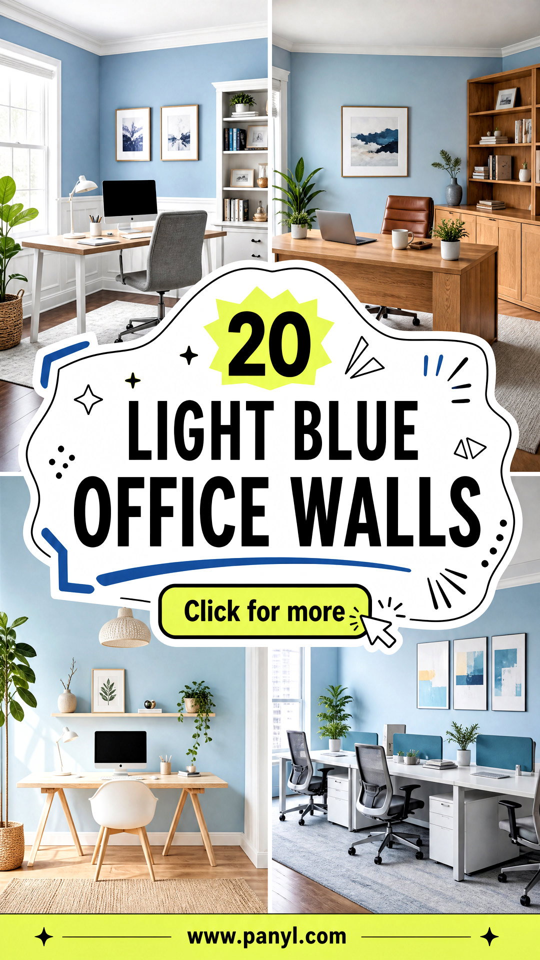 20 Light Blue Office Walls for a Calm Productive Workspace - 20 Light Blue Office Walls for a Calm, Productive Workspace
