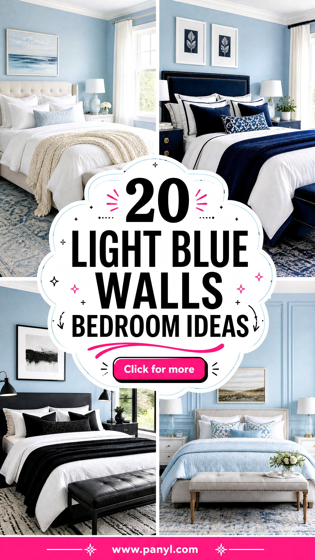 20 Light Blue Walls Bedroom Ideas for a Serene Stylish Retreat - 20 Light Blue Walls Bedroom Ideas for a Serene, Stylish Retreat