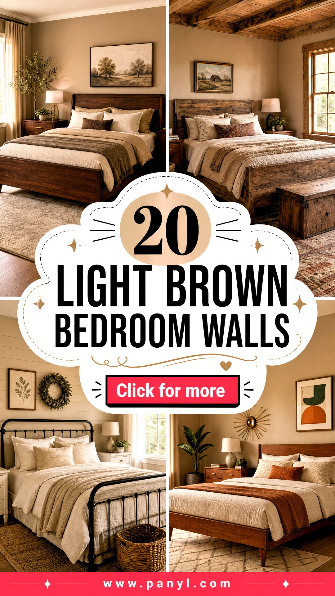 20 Light Brown Bedroom Walls for a Cozy Restful Retreat - 20 Light Brown Bedroom Walls for a Cozy, Restful Retreat