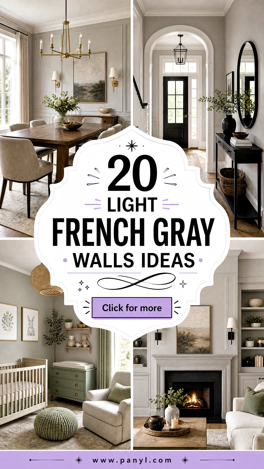 20 Light French Gray Walls Ideas for Timeless Airy Rooms - 20 Light French Gray Walls Ideas for Timeless, Airy Rooms