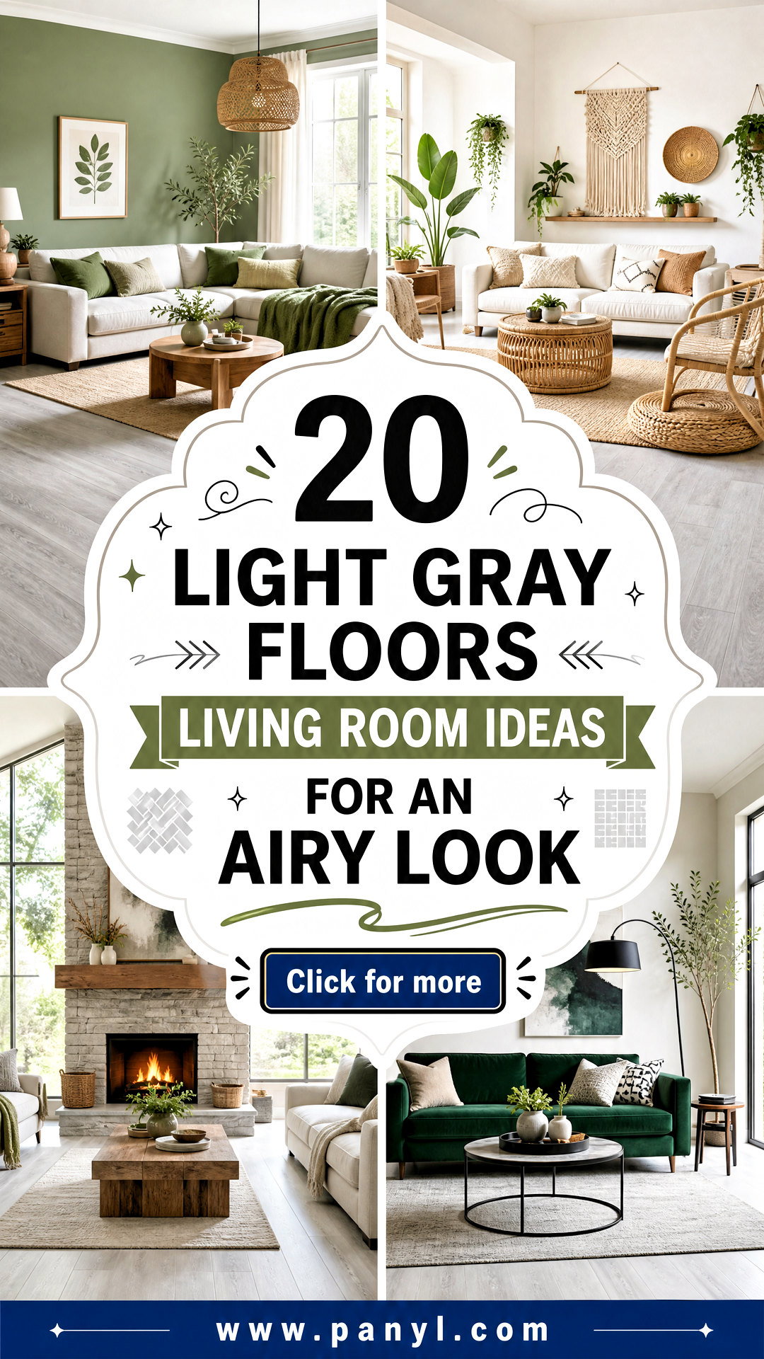 20 Light Gray Floors Living Room Ideas for an Airy Look - 20 Light Gray Floors Living Room Ideas for an Airy Look