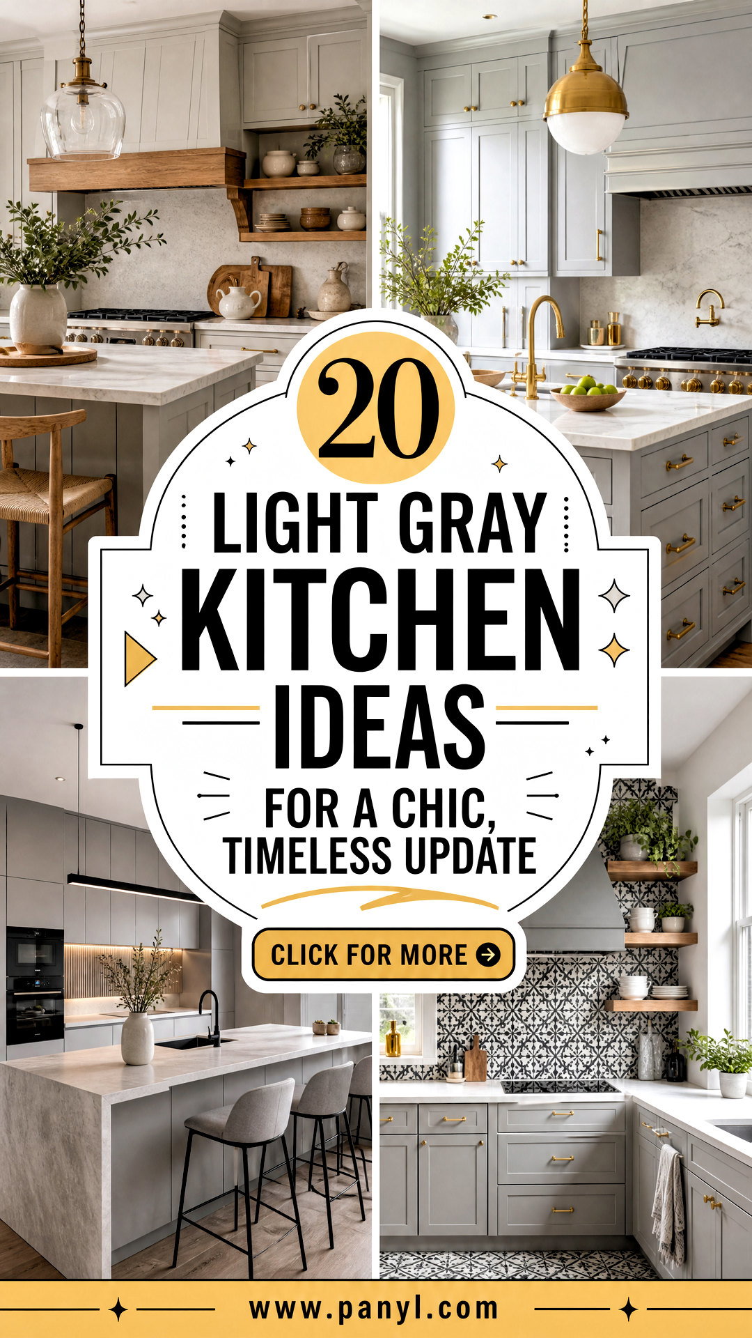20 Light Gray Kitchen Ideas for a Chic Timeless Update - 20 Light Gray Kitchen Ideas for a Chic, Timeless Update