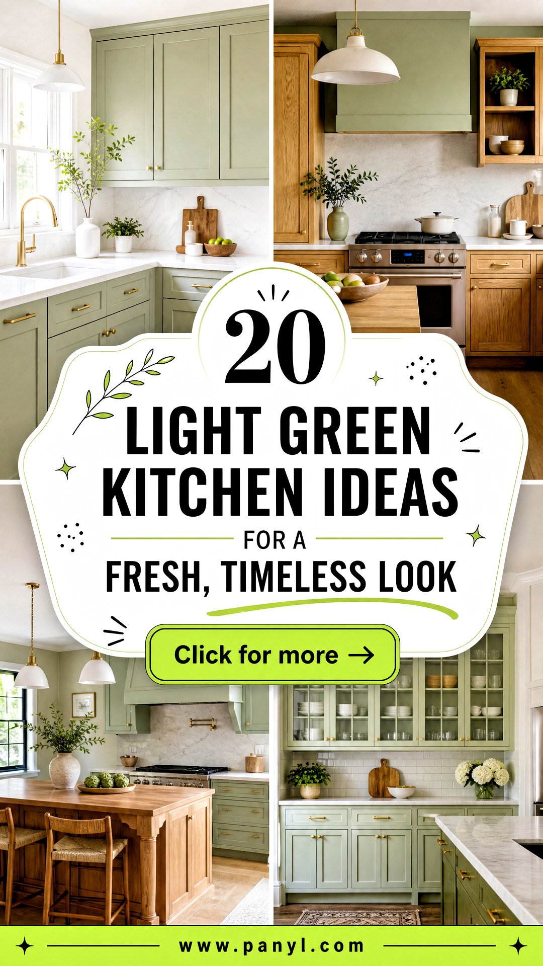 20 Light Green Kitchen Ideas for a Fresh Timeless Look - 20 Light Green Kitchen Ideas for a Fresh, Timeless Look