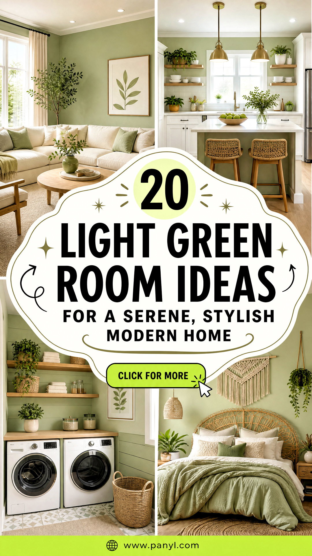 20 Light Green Room Ideas for a Serene Stylish Modern Home - 20 Light Green Room Ideas for a Serene, Stylish Modern Home