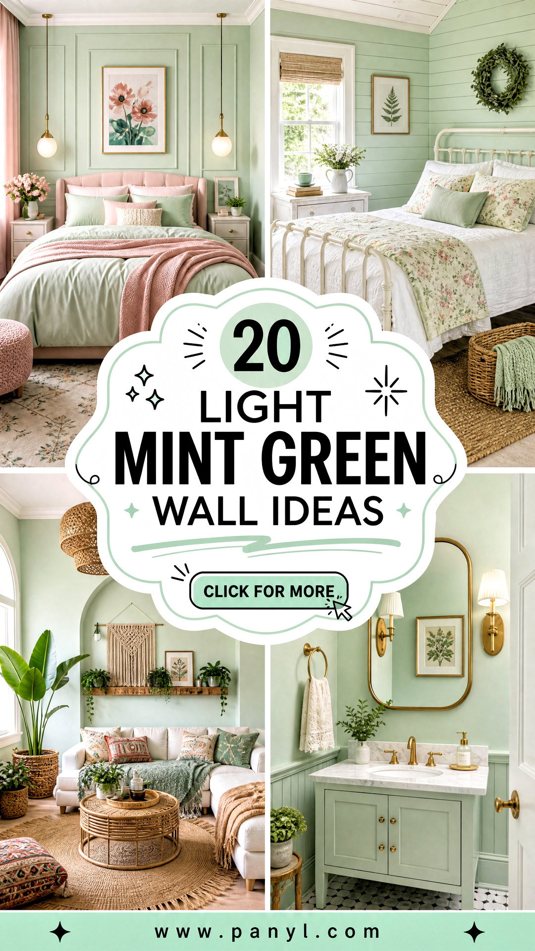 20 Light Mint Green Wall Ideas for Fresh Airy Rooms Youll Love - 20 Light Mint Green Wall Ideas for Fresh, Airy Rooms You’ll Love