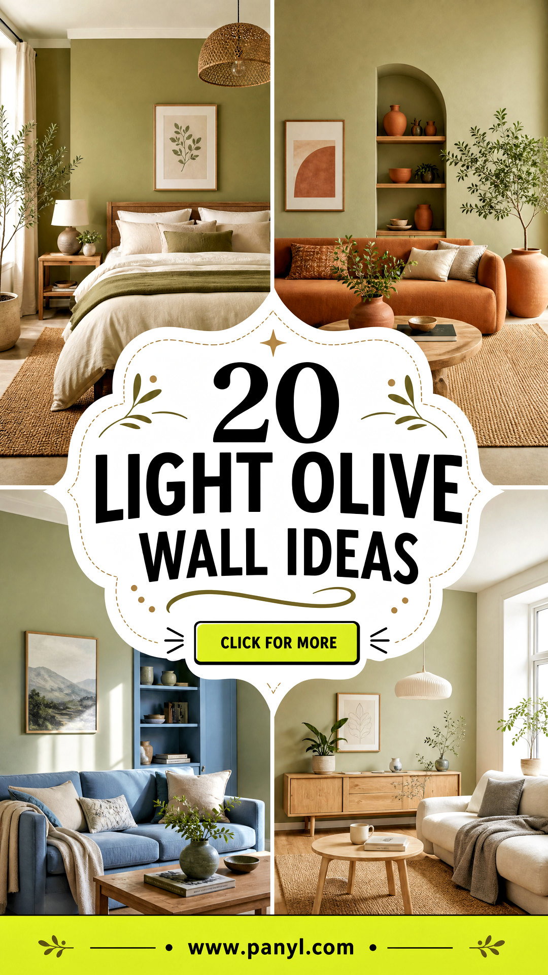 20 Light Olive Wall Ideas Calm Earthy Style for Modern Homes - 20 Light Olive Wall Ideas: Calm, Earthy Style for Modern Homes