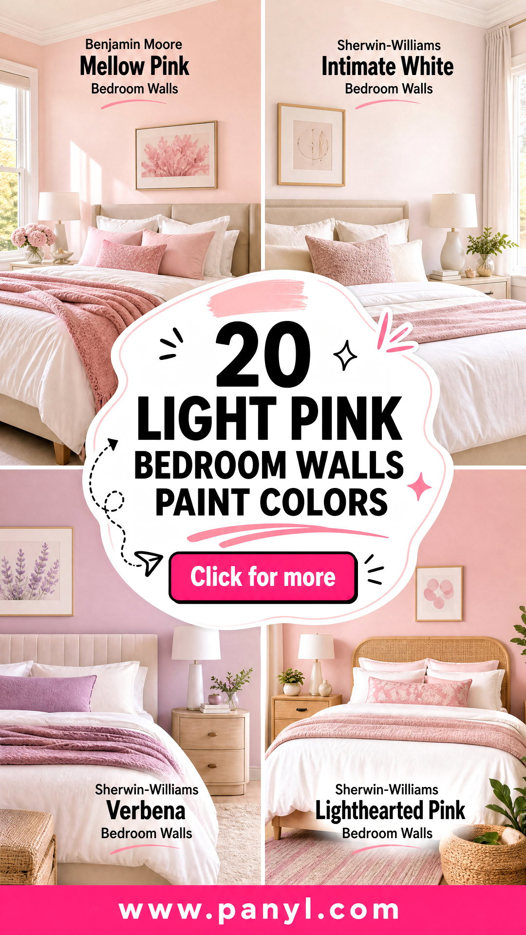 20 Light Pink Bedroom Walls Paint Colors for a Cozy Retreat - 20 Light Pink Bedroom Walls Paint Colors for a Cozy Retreat