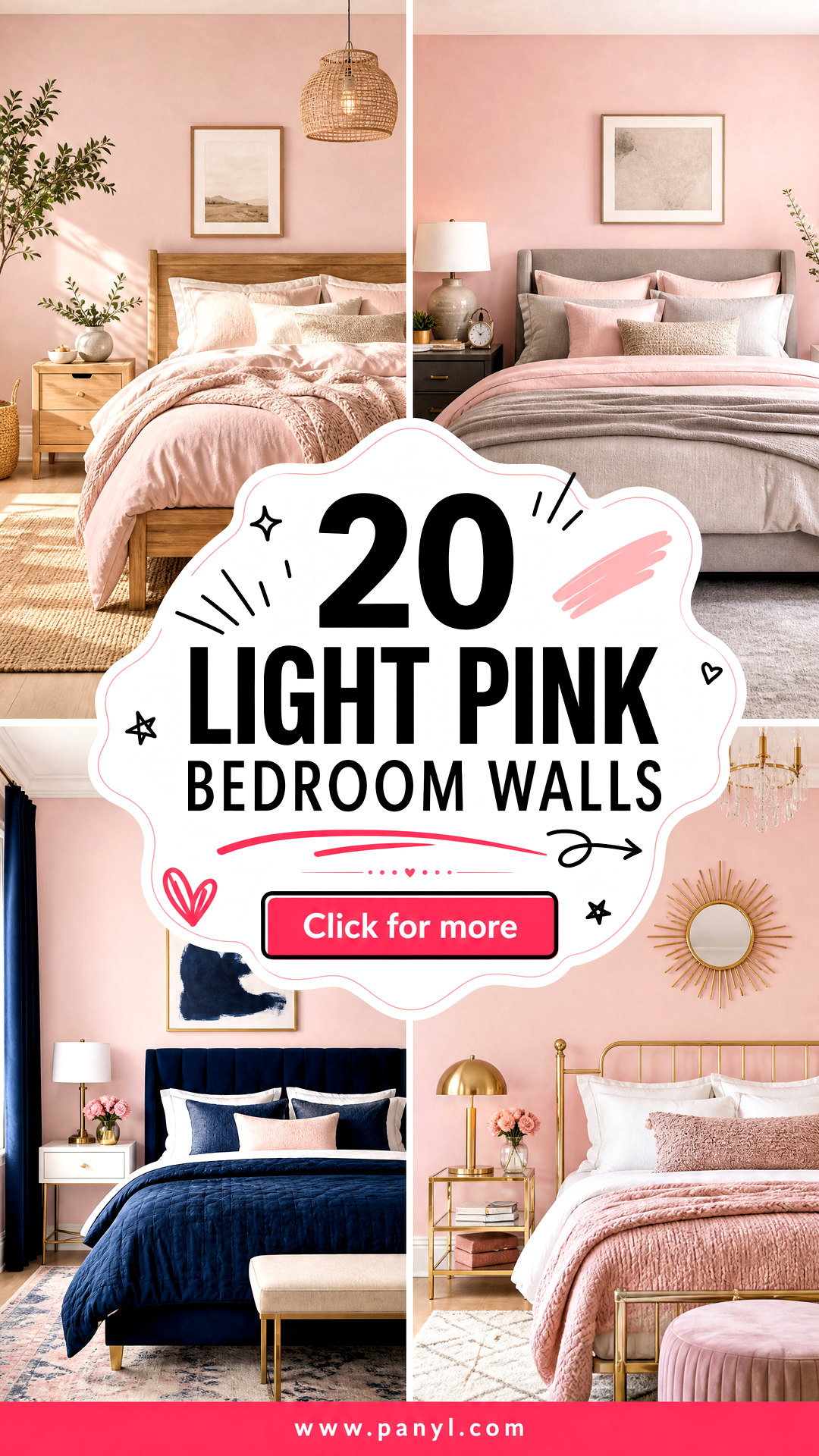 20 Light Pink Bedroom Walls for a Cozy Modern Dreamy Retreat - 20 Light Pink Bedroom Walls for a Cozy, Modern, Dreamy Retreat