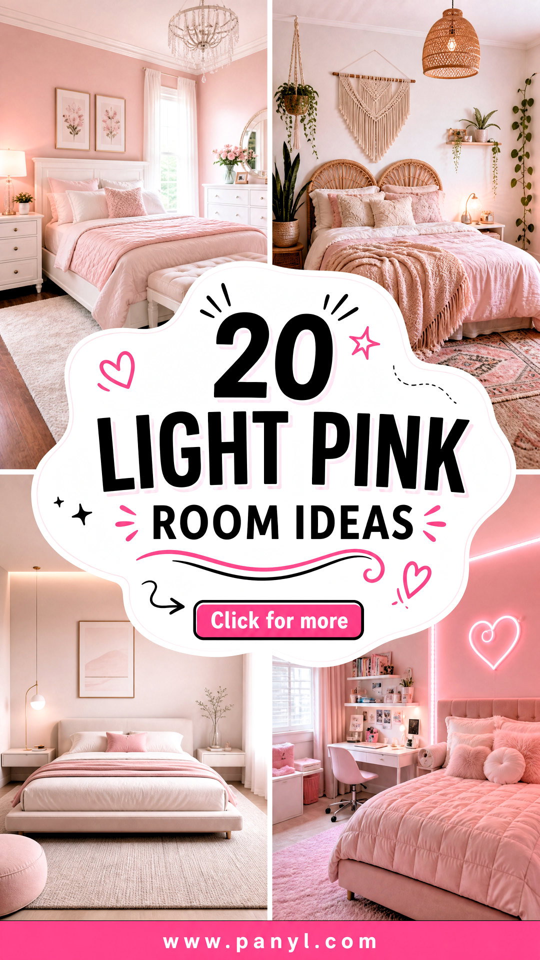 20 Light Pink Room Ideas for a Soft Modern Home Refresh - 20 Light Pink Room Ideas for a Soft, Modern Home Refresh