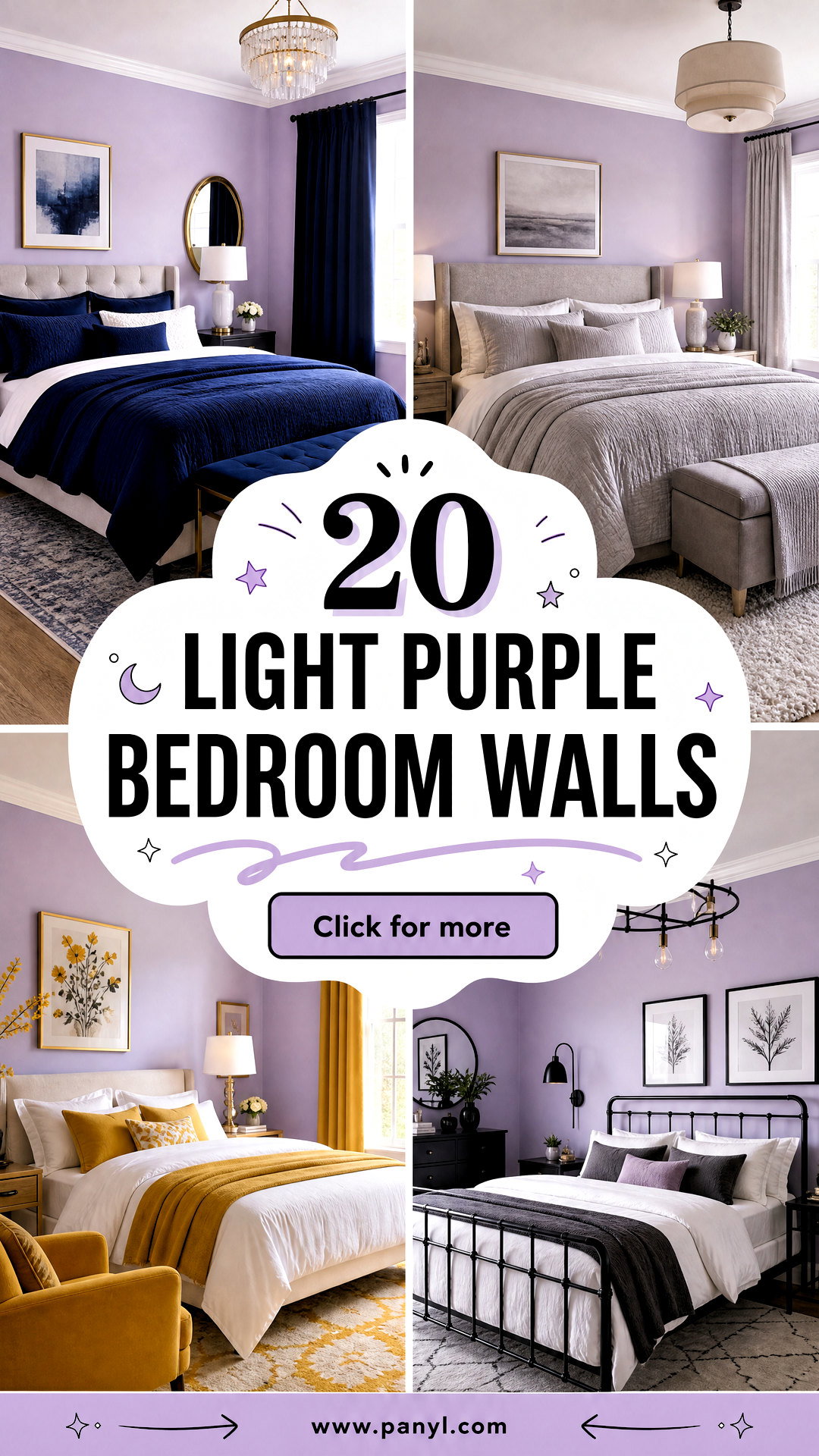 20 Light Purple Bedroom Walls for a Soft Dreamy Retreat - 20 Light Purple Bedroom Walls for a Soft, Dreamy Retreat