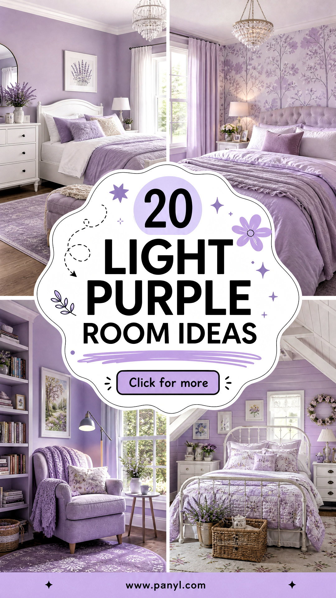 20 Light Purple Room Ideas for a Soft Stylish Home Refresh - 20 Light Purple Room Ideas for a Soft, Stylish Home Refresh