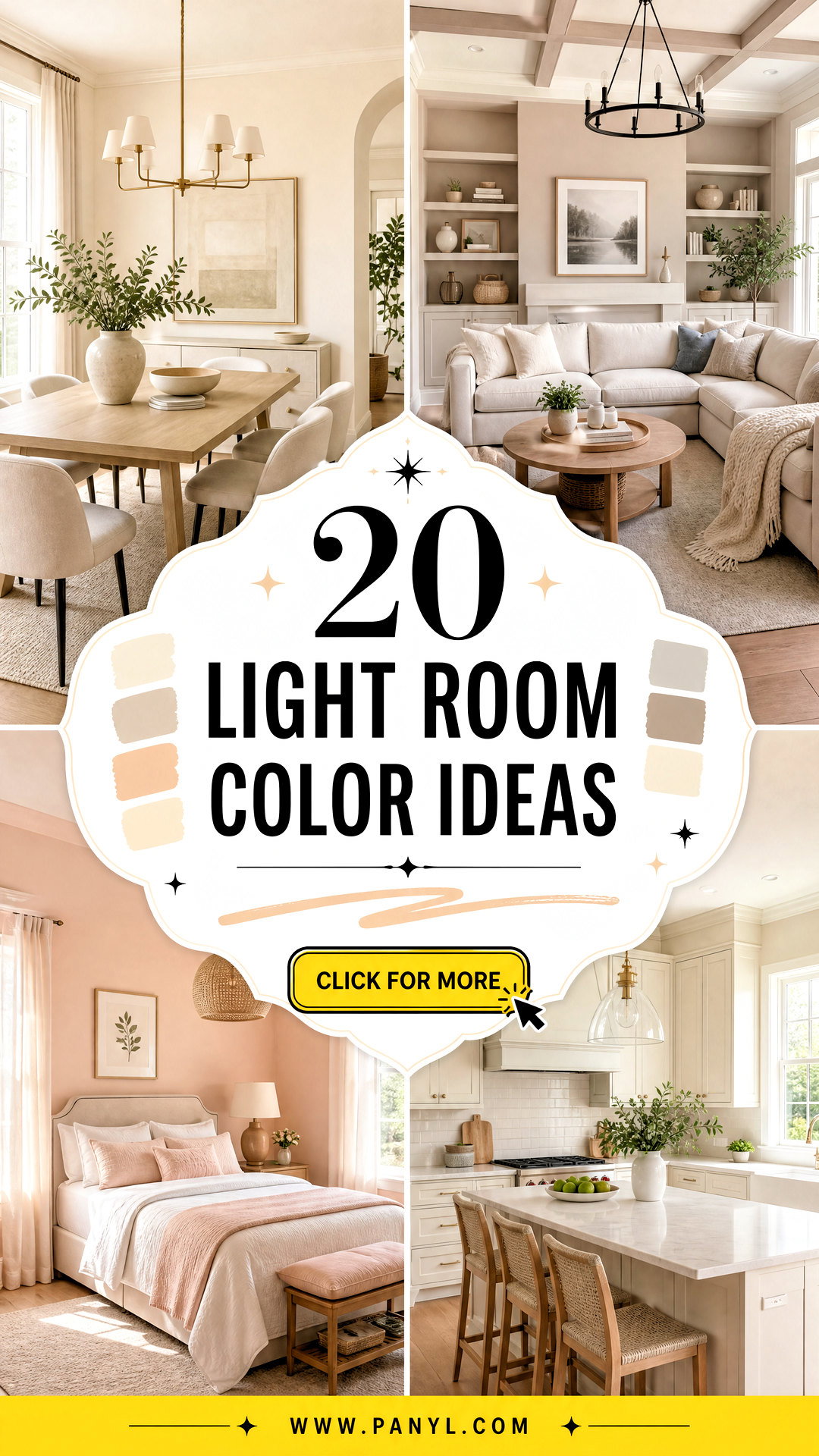 20 Light Room Color Ideas to Make Any Space Feel Airy and Bright - 20 Light Room Color Ideas to Make Any Space Feel Airy and Bright