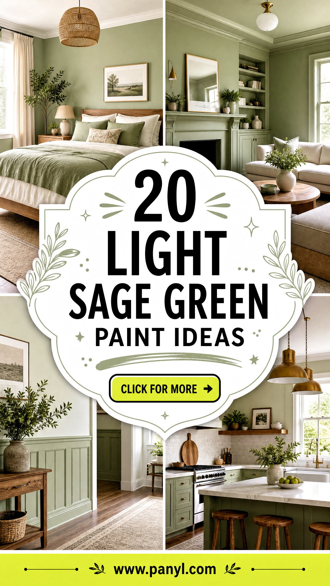 20 Light Sage Green Paint Ideas for a Calm Organic Home Refresh - 20 Light Sage Green Paint Ideas for a Calm, Organic Home Refresh