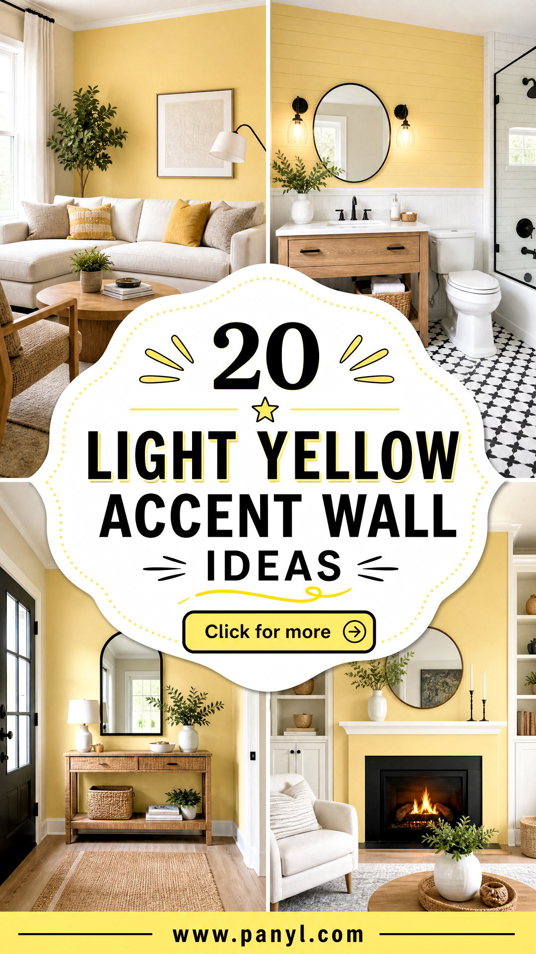 20 Light Yellow Accent Wall Ideas Sunny Style for Any Room - 20 Light Yellow Accent Wall Ideas: Sunny Style for Any Room