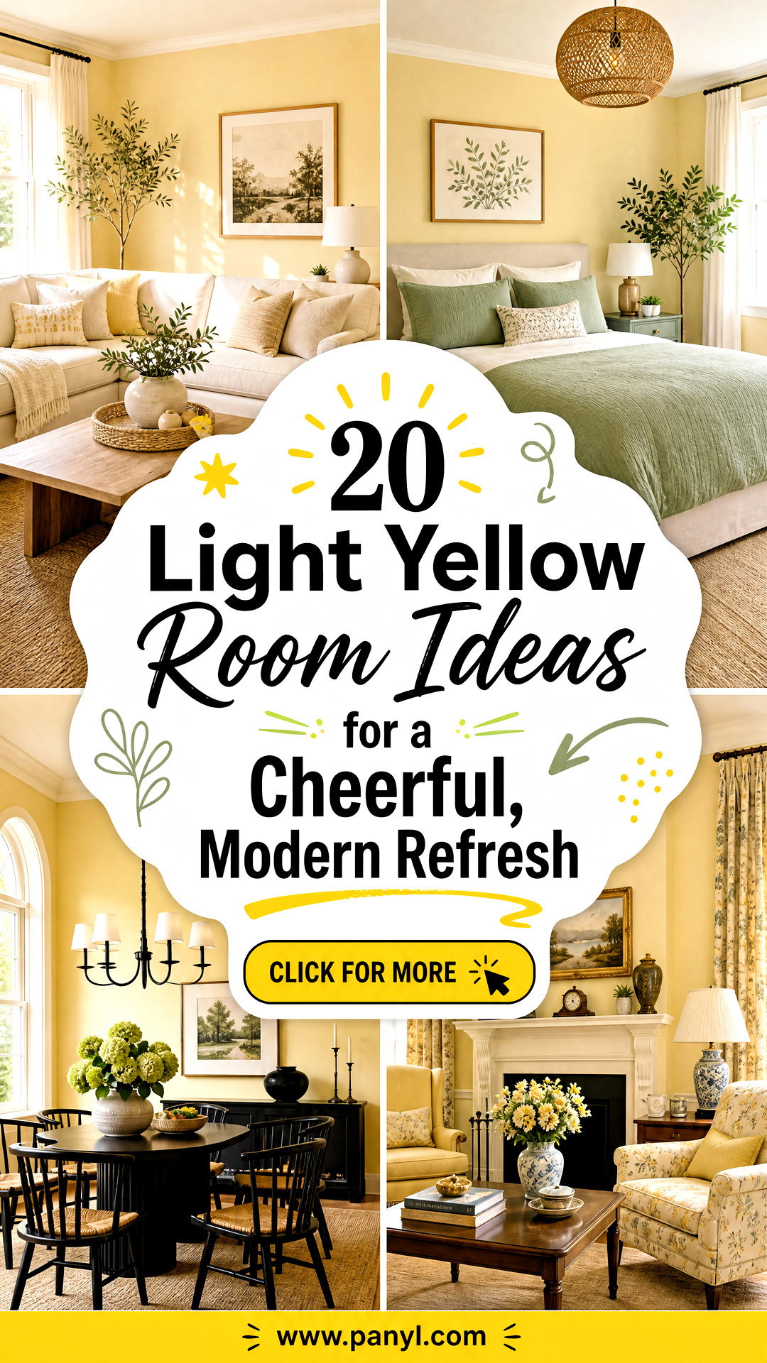 20 Light Yellow Room Ideas for a Cheerful Modern Refresh - 20 Light Yellow Room Ideas for a Cheerful, Modern Refresh