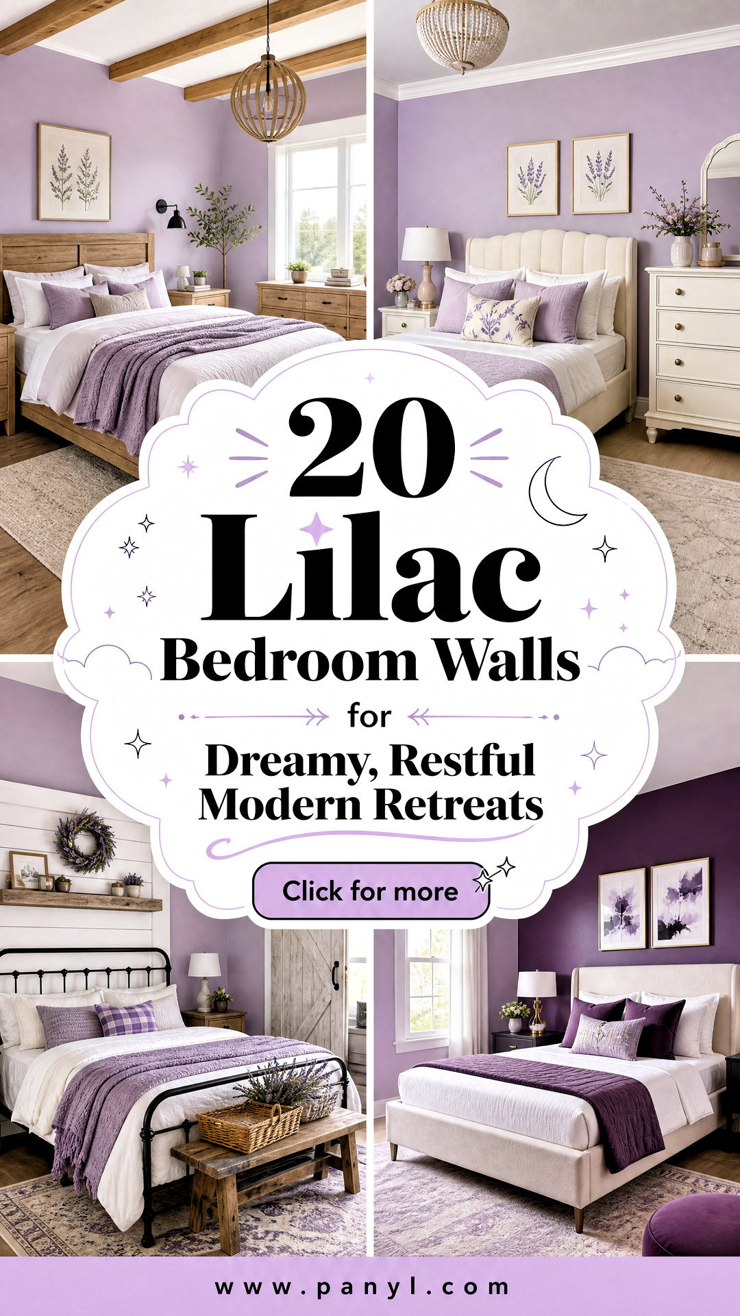 20 Lilac Bedroom Walls for Dreamy Restful Modern Retreats - 20 Lilac Bedroom Walls for Dreamy, Restful Modern Retreats