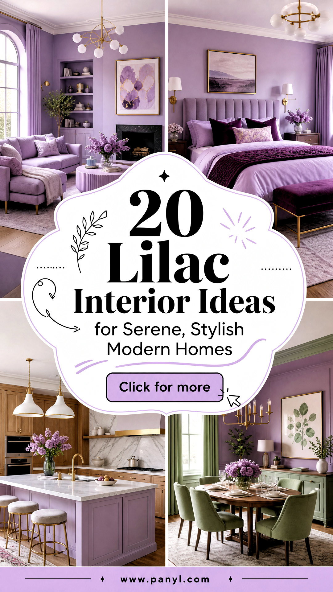 20 Lilac Interior Ideas for Serene Stylish Modern Homes - 20 Lilac Interior Ideas for Serene, Stylish Modern Homes