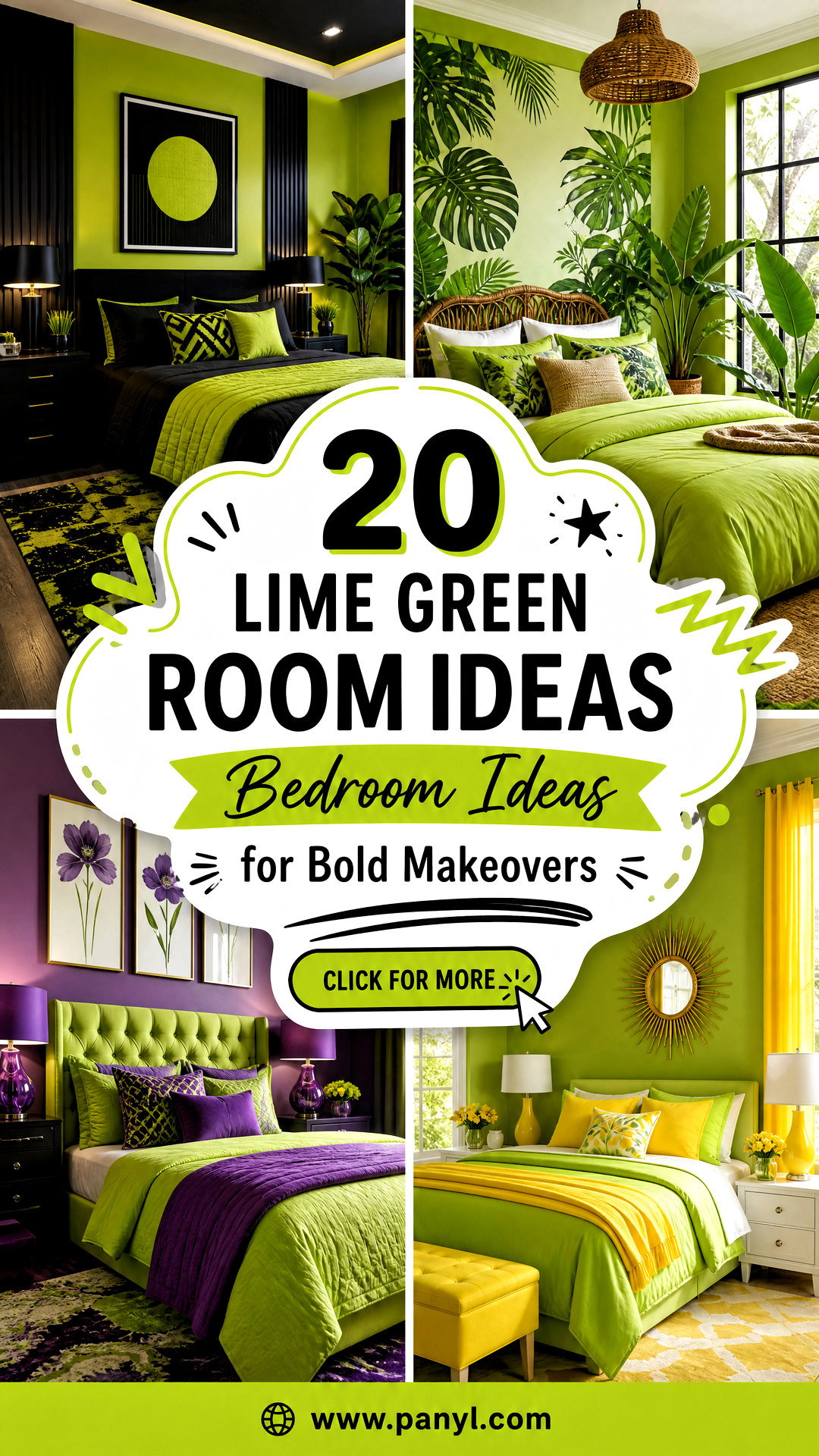 20 Lime Green Room Ideas Bedroom Ideas for Bold Makeovers - 20 Lime Green Room Ideas Bedroom Ideas for Bold Makeovers