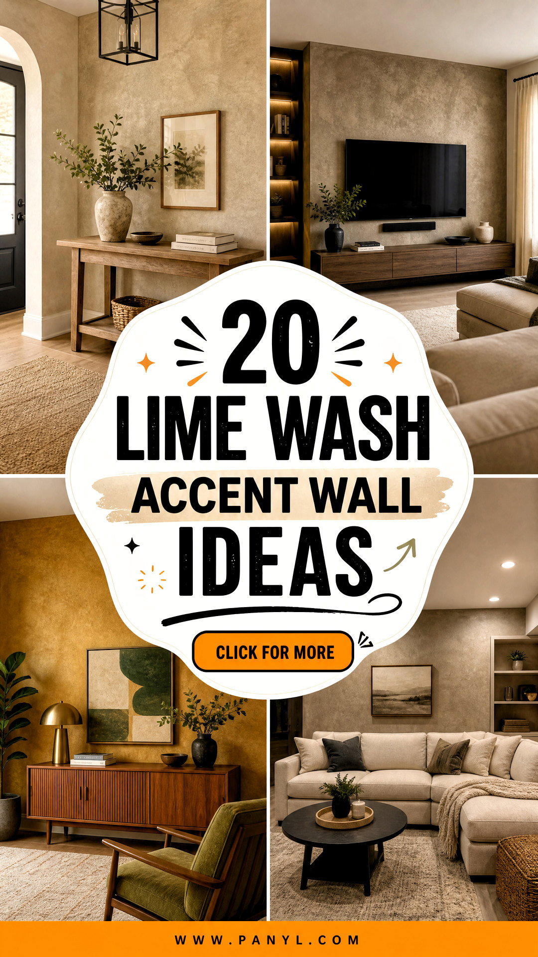 20 Lime Wash Accent Wall Ideas for Chic Textured Rooms - 20 Lime Wash Accent Wall Ideas for Chic, Textured Rooms