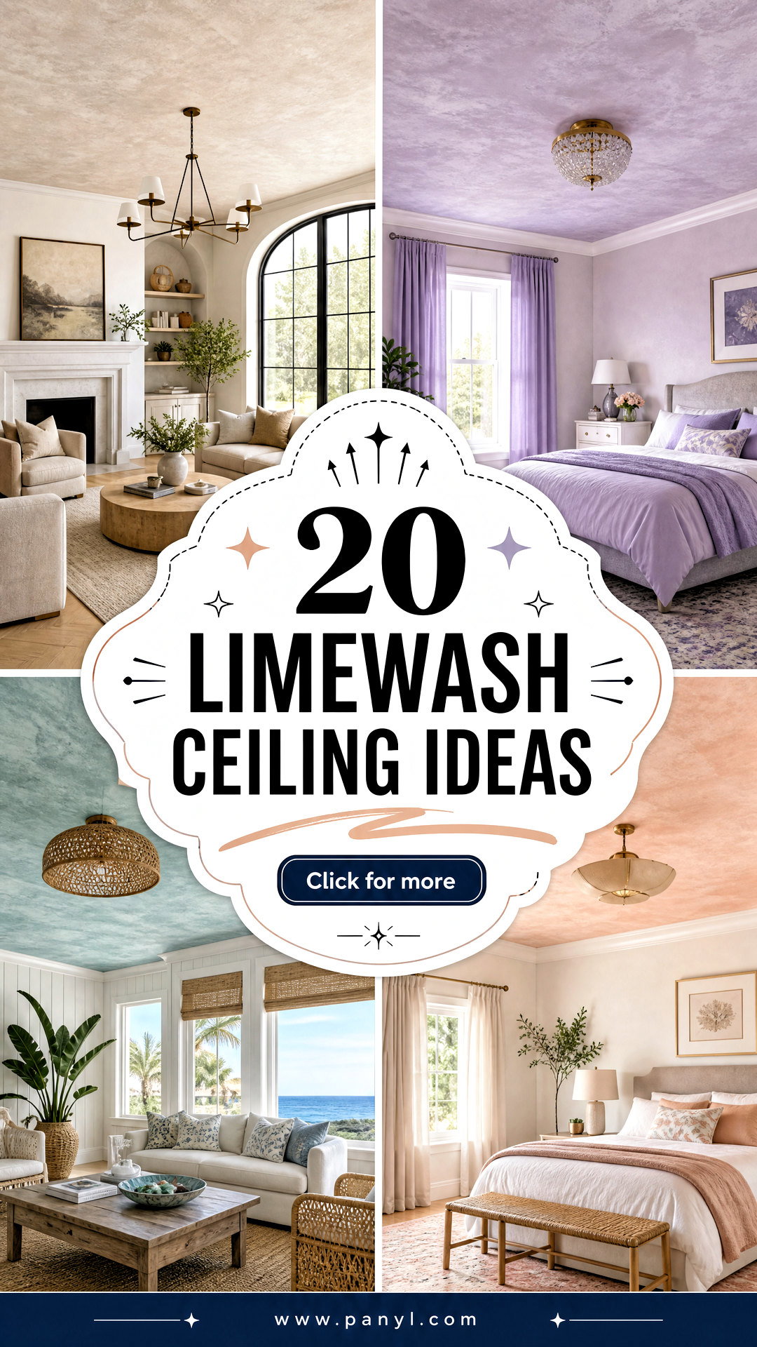 20 Limewash Ceiling Ideas for a Soft Elevated Room Finish - 20 Limewash Ceiling Ideas for a Soft, Elevated Room Finish