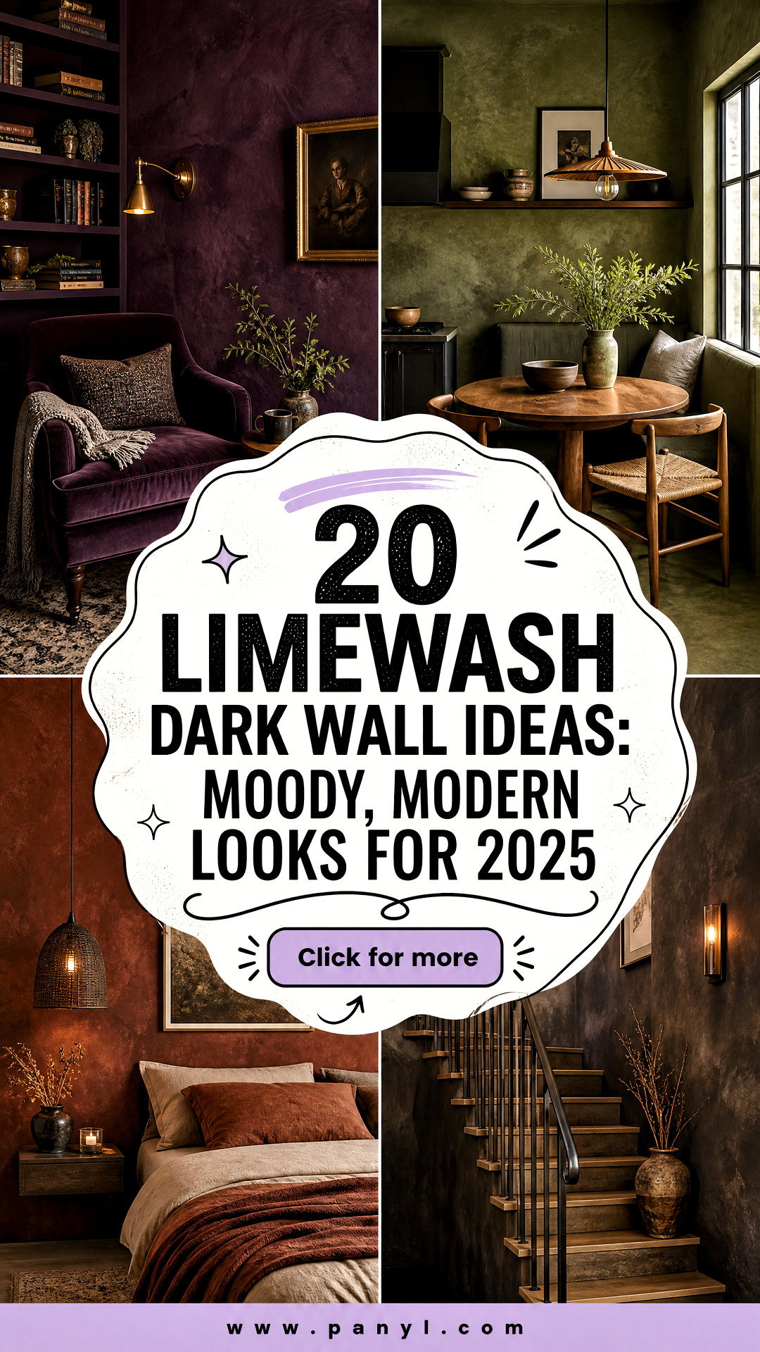 20 Limewash Dark Wall Ideas Moody Modern Looks for 2025 - 20 Limewash Dark Wall Ideas: Moody, Modern Looks for 2025