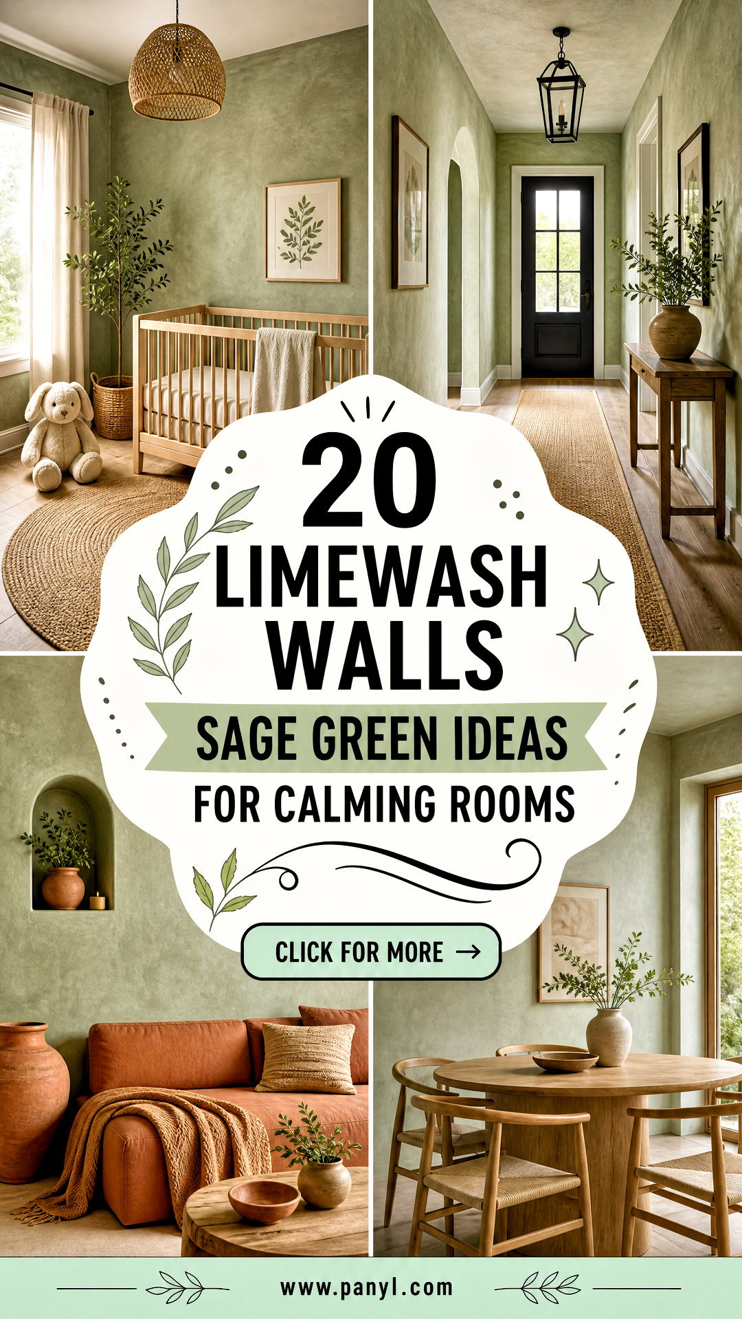 20 Limewash Walls Sage Green Ideas for Calming Rooms - 20 Limewash Walls Sage Green Ideas for Calming Rooms