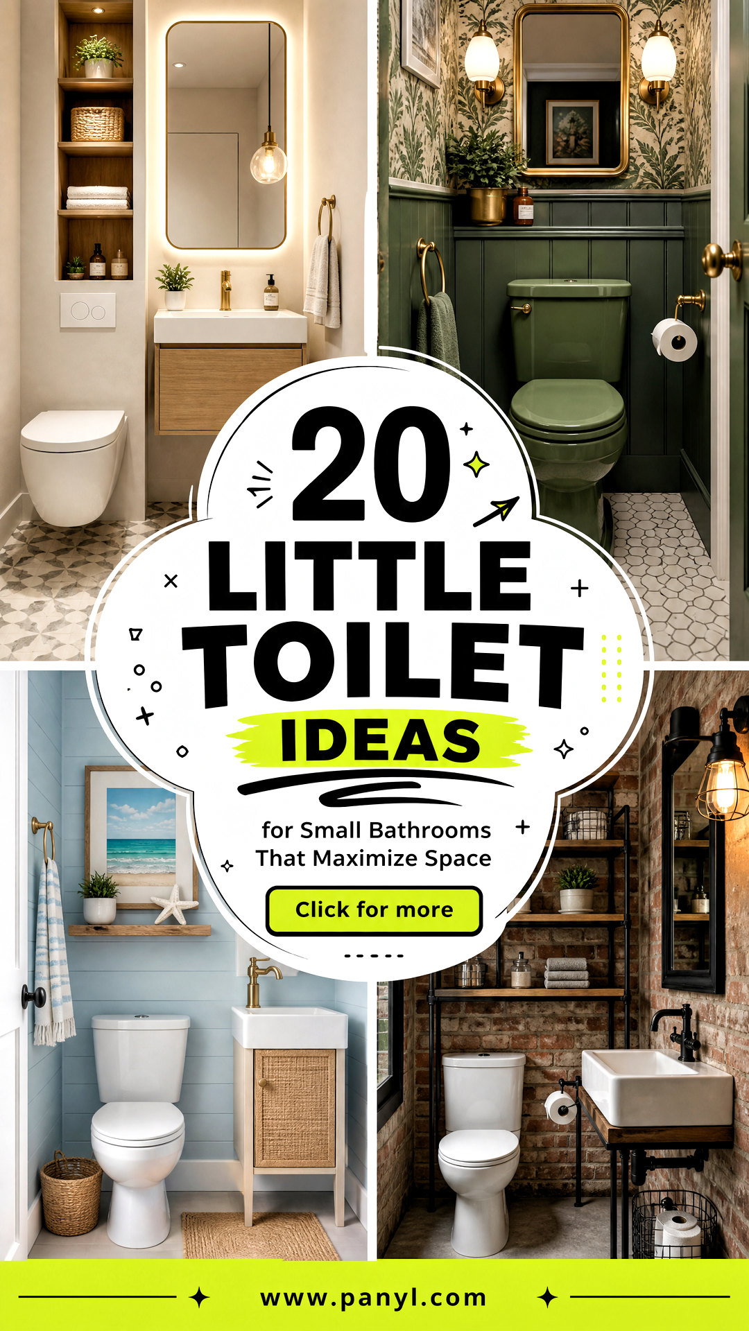 20 Little Toilet Ideas for Small Bathrooms That Maximize Space - 20 Little Toilet Ideas for Small Bathrooms That Maximize Space