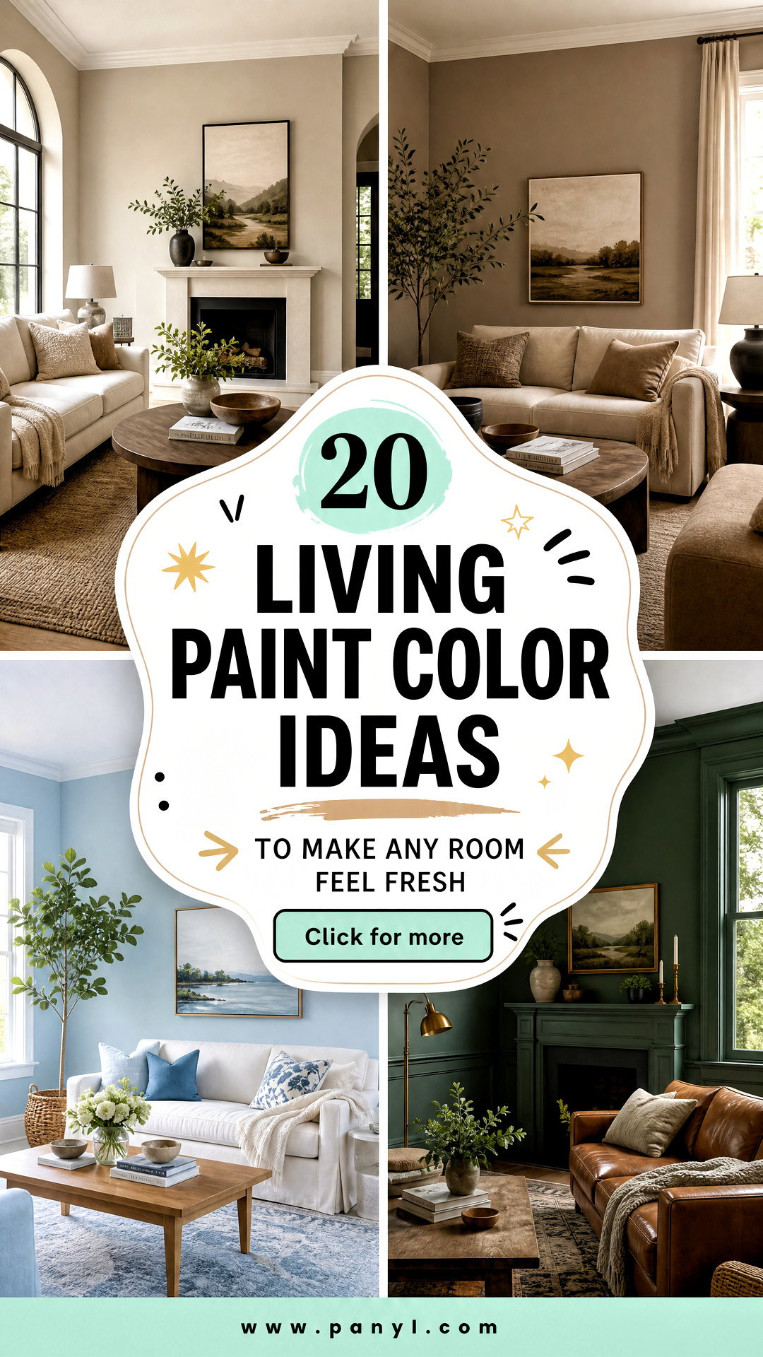 20 Living Paint Color Ideas to Make Any Room Feel Fresh - 20 Living Paint Color Ideas to Make Any Room Feel Fresh