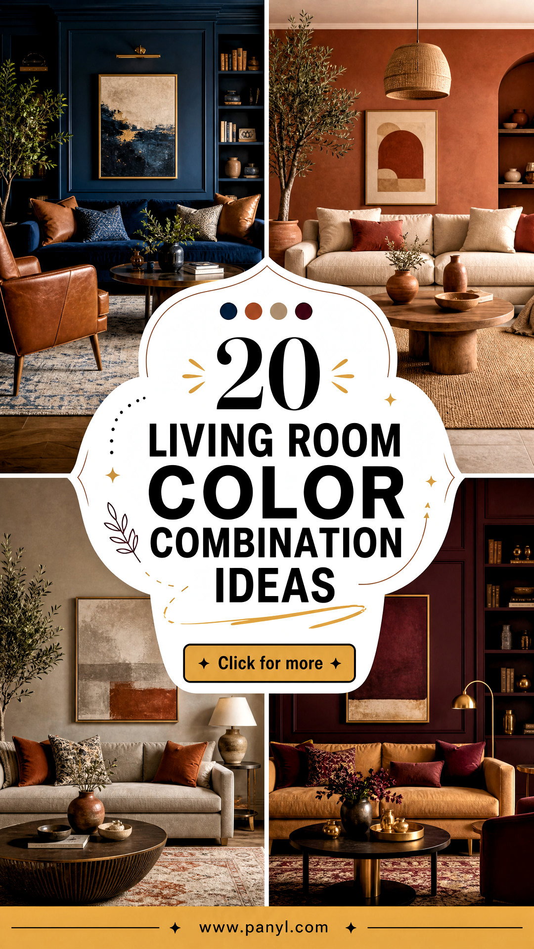 20 Living Room Color Combination Ideas for Fresh Balanced Spaces - 20 Living Room Color Combination Ideas for Fresh, Balanced Spaces