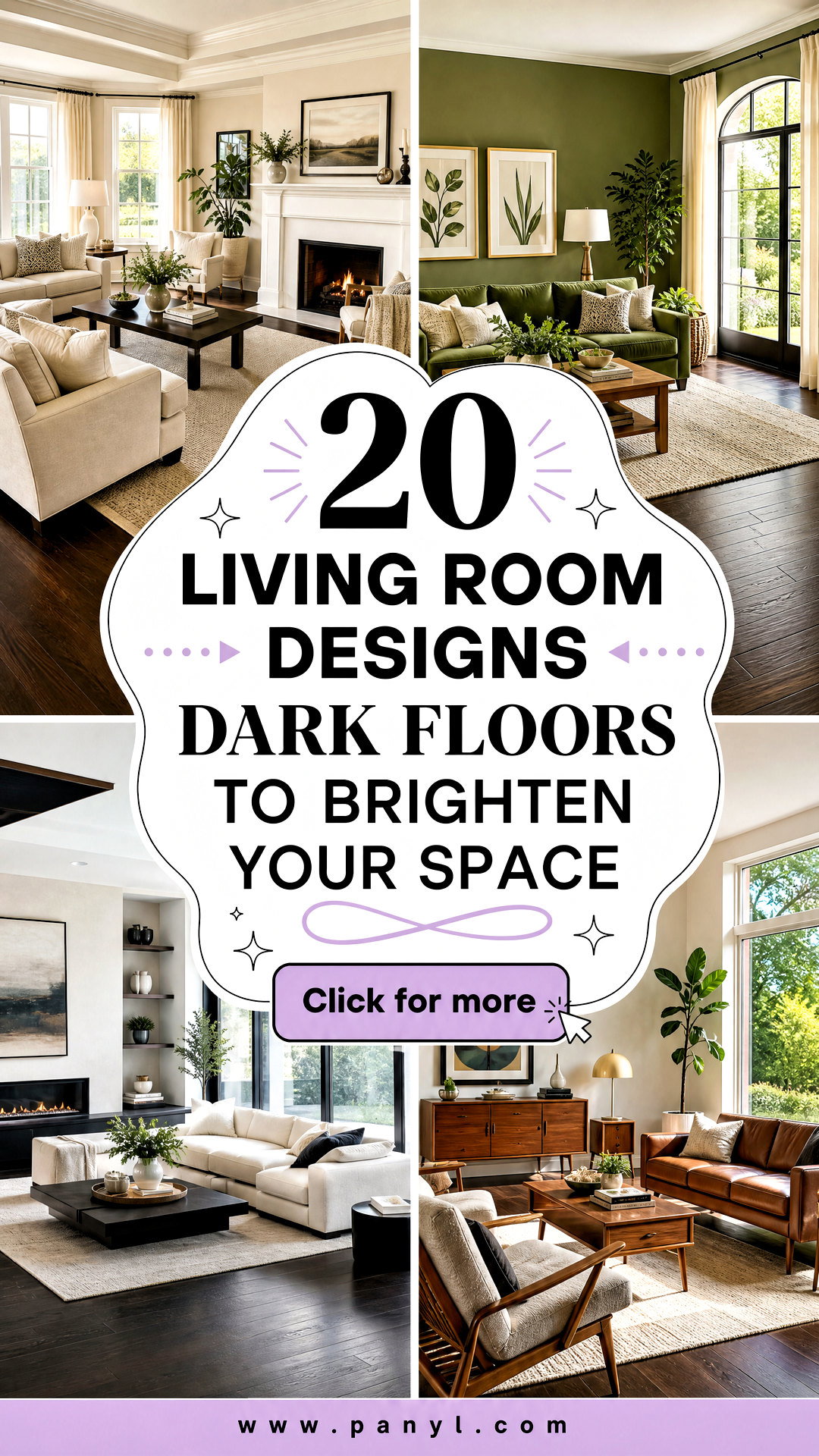 20 Living Room Designs Dark Floors to Brighten Your Space - 20 Living Room Designs Dark Floors to Brighten Your Space