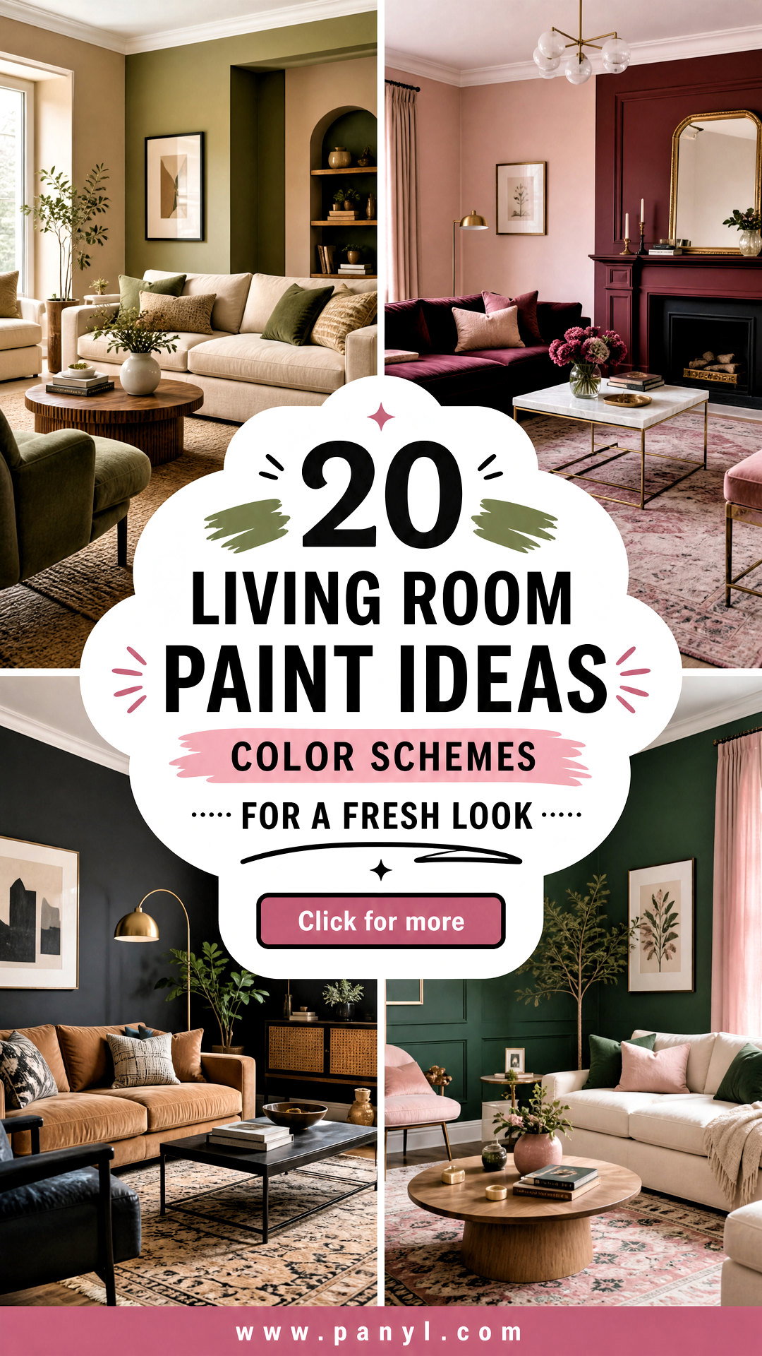 20 Living Room Paint Ideas Color Schemes for a Fresh Look - 20 Living Room Paint Ideas Color Schemes for a Fresh Look