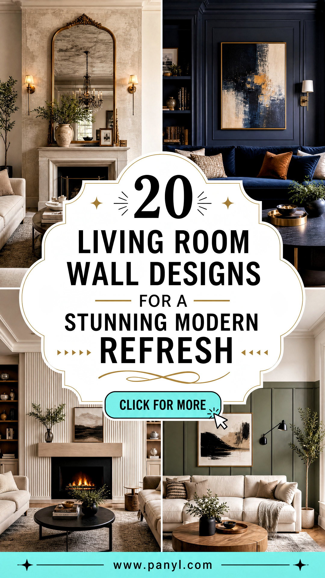 20 Living Room Wall Designs for a Stunning Modern Refresh - 20 Living Room Wall Designs for a Stunning Modern Refresh