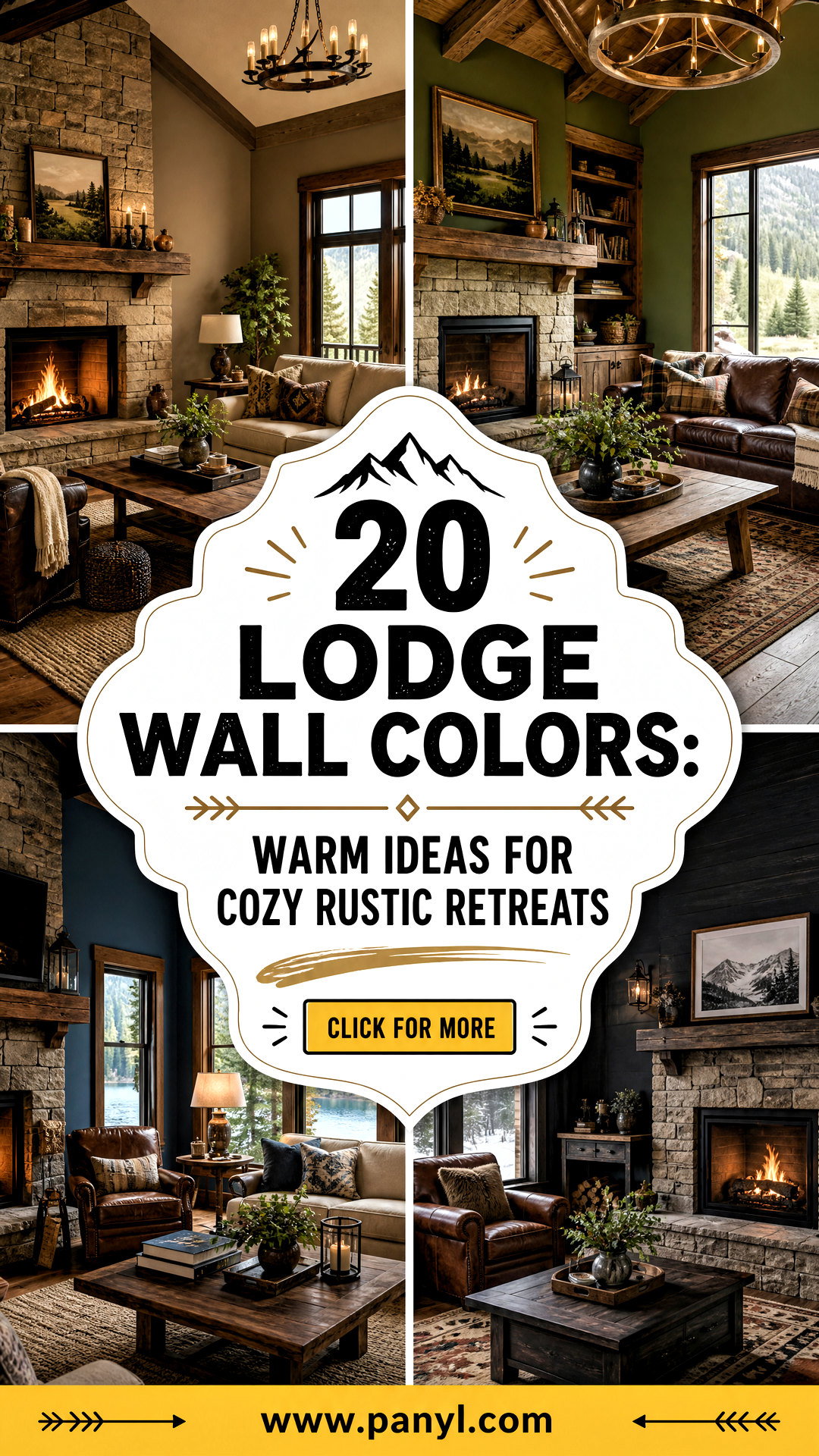 20 Lodge Wall Colors Warm Ideas for Cozy Rustic Retreats - 20 Lodge Wall Colors: Warm Ideas for Cozy Rustic Retreats