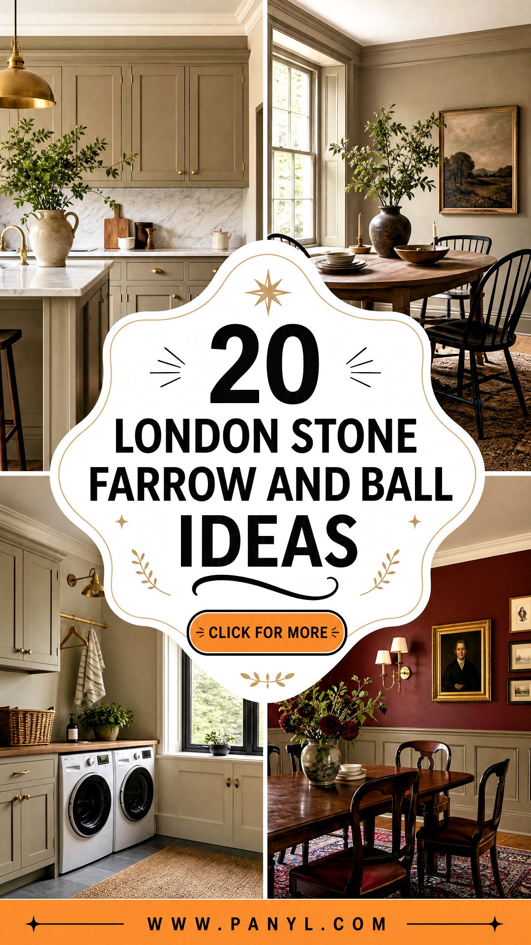 20 London Stone Farrow and Ball Ideas for Elegant Spaces - 20 London Stone Farrow and Ball Ideas for Elegant Spaces