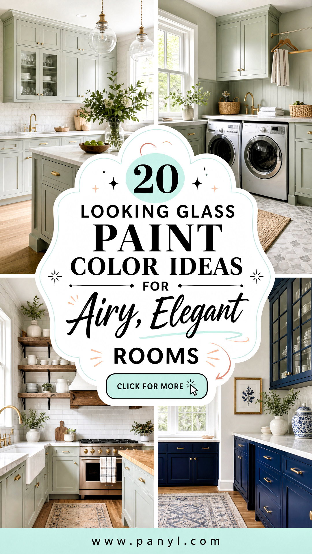 20 Looking Glass Paint Color Ideas for Airy Elegant Rooms - 20 Looking Glass Paint Color Ideas for Airy, Elegant Rooms