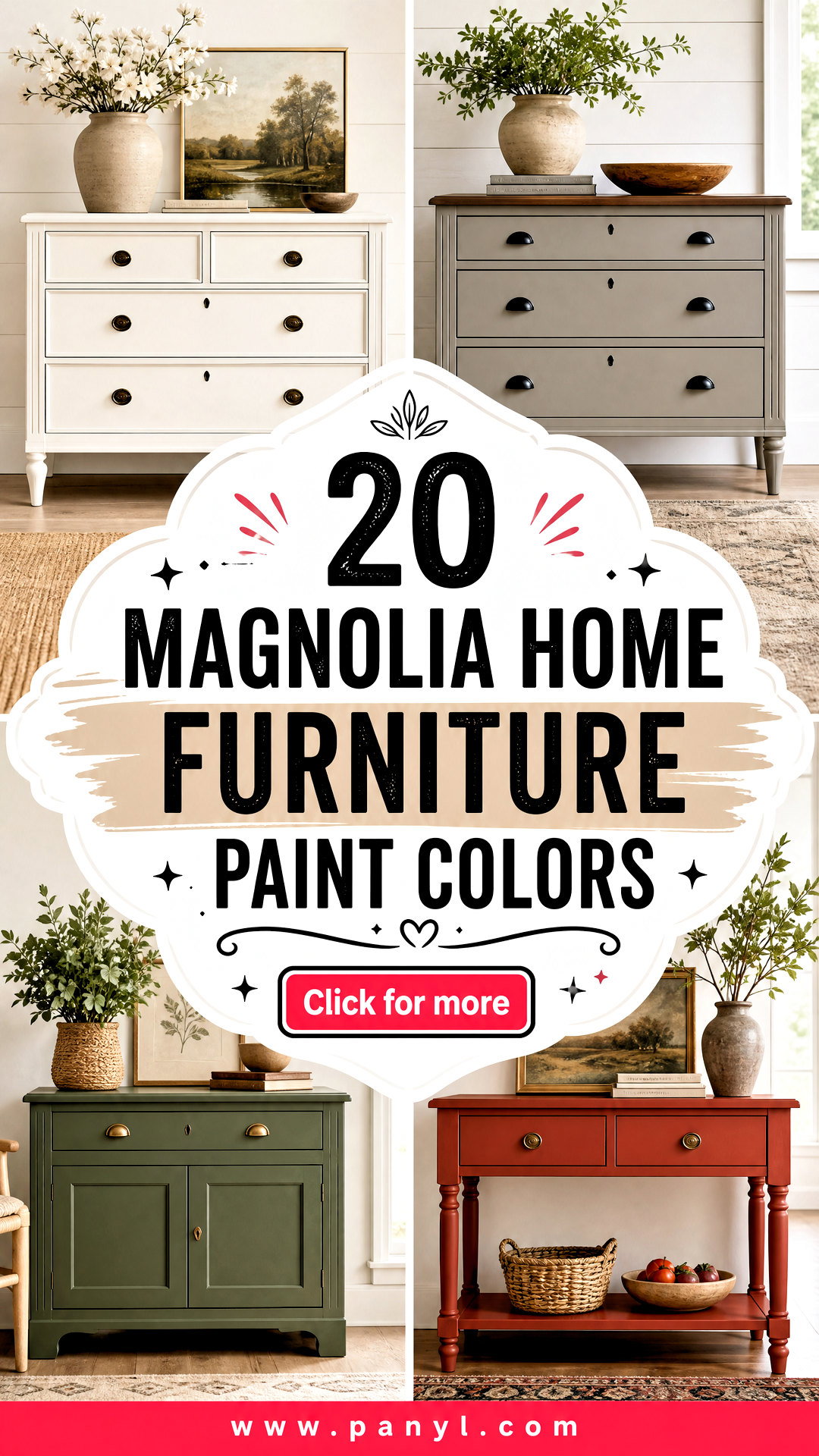 20 Magnolia Home Furniture Paint Colors for Easy Makeovers - 20 Magnolia Home Furniture Paint Colors for Easy Makeovers