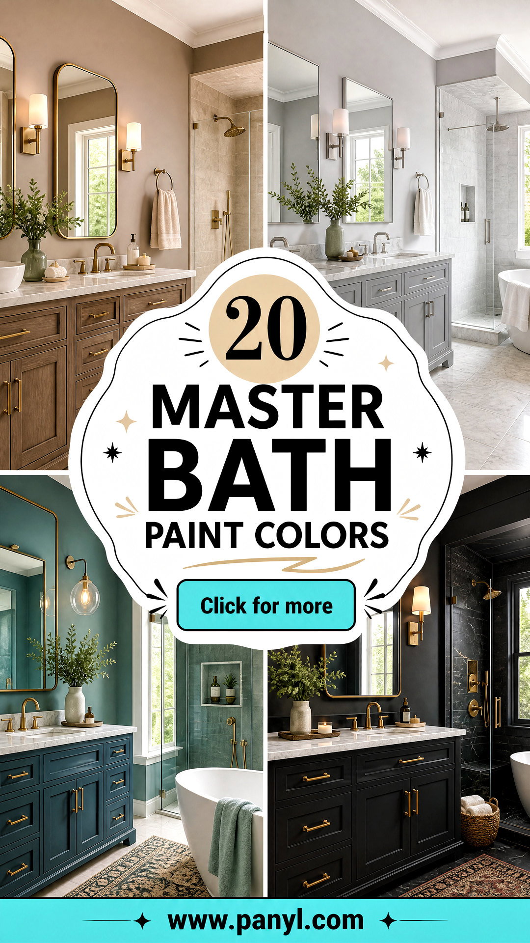 20 Master Bath Paint Colors for a Serene Stylish Retreat - 20 Master Bath Paint Colors for a Serene, Stylish Retreat