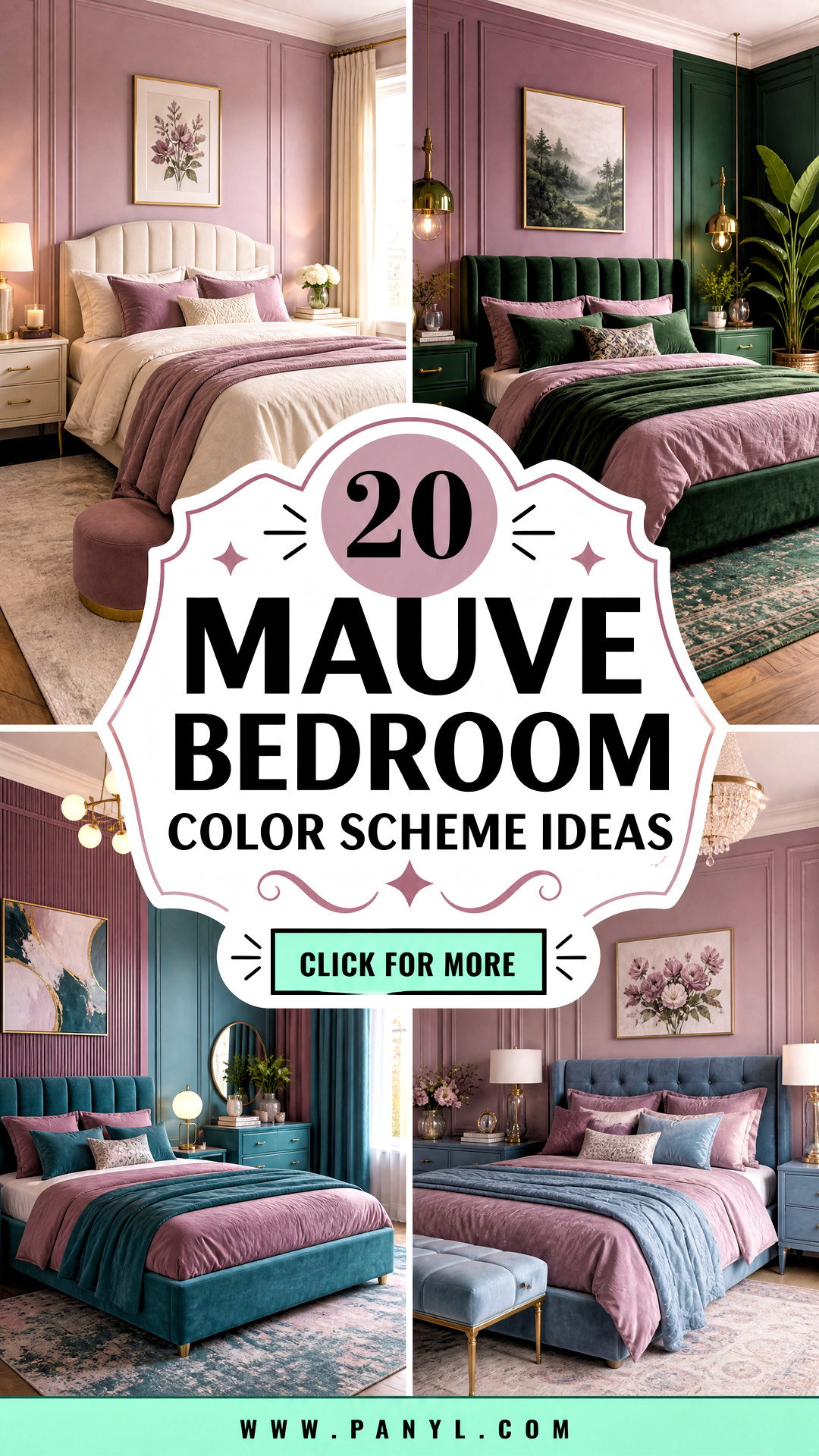 20 Mauve Bedroom Color Scheme Ideas for a Polished Retreat - 20 Mauve Bedroom Color Scheme Ideas for a Polished Retreat
