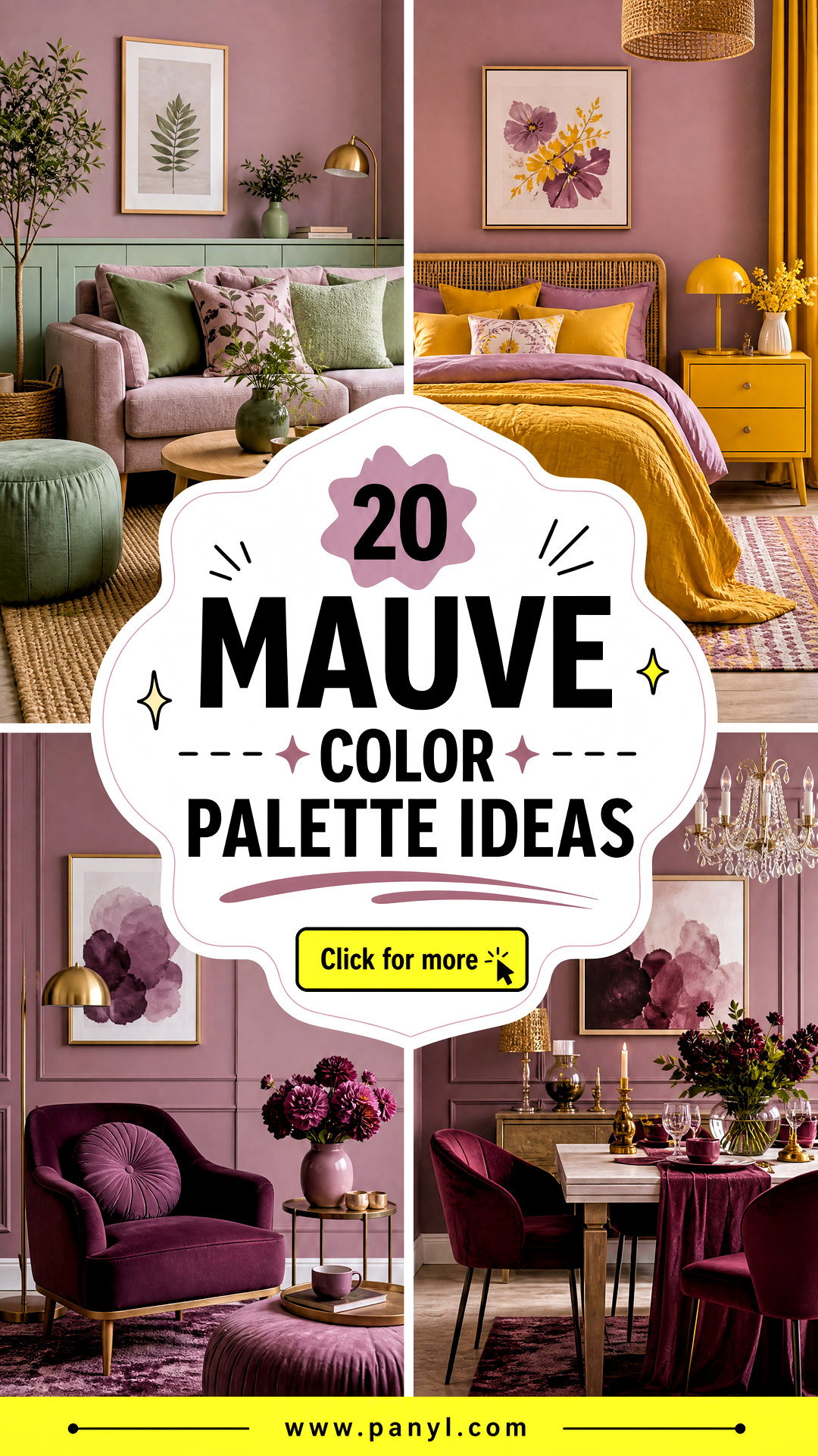 20 Mauve Color Palette Ideas for Chic Harmonious Rooms - 20 Mauve Color Palette Ideas for Chic, Harmonious Rooms