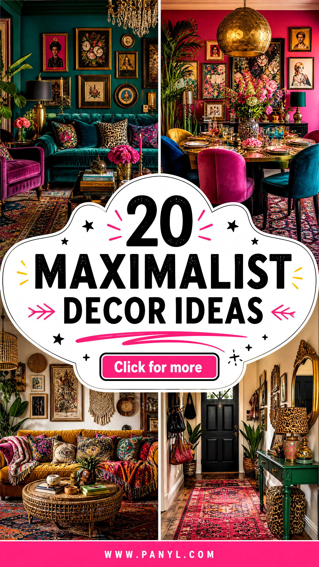 20 Maximalist Decor Ideas for a Bold Personality-Filled Home - 20 Maximalist Decor Ideas for a Bold, Personality-Filled Home