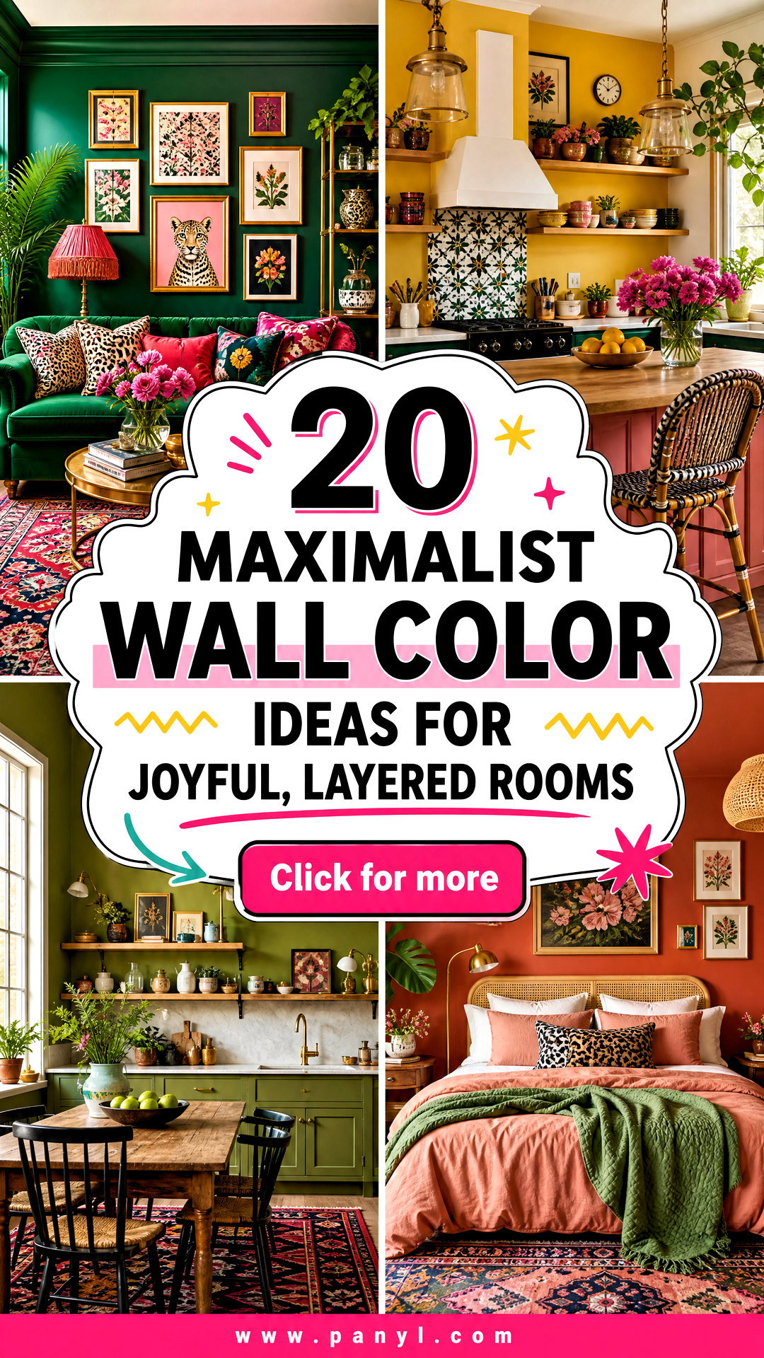 20 Maximalist Wall Color Ideas for Joyful Layered Rooms - 20 Maximalist Wall Color Ideas for Joyful, Layered Rooms