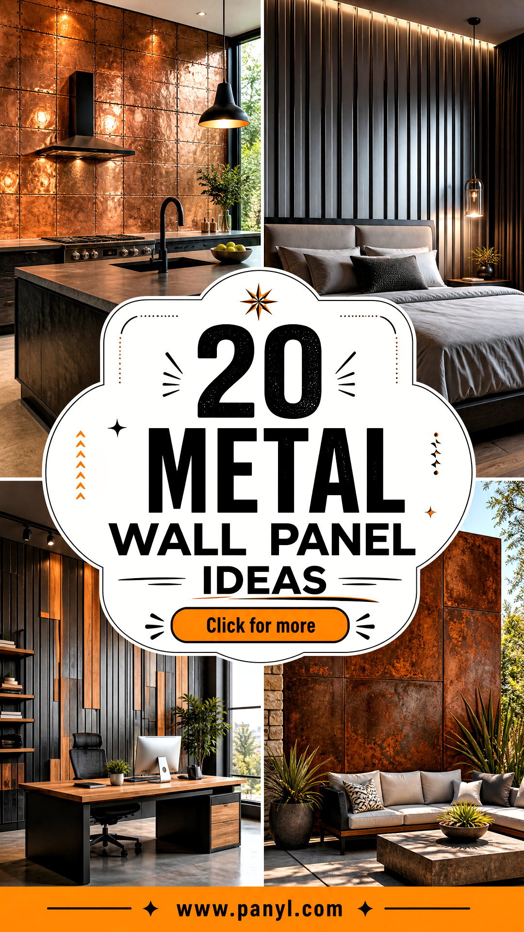 20 Metal Wall Panel Ideas for a Striking Modern Makeover - 20 Metal Wall Panel Ideas for a Striking Modern Makeover