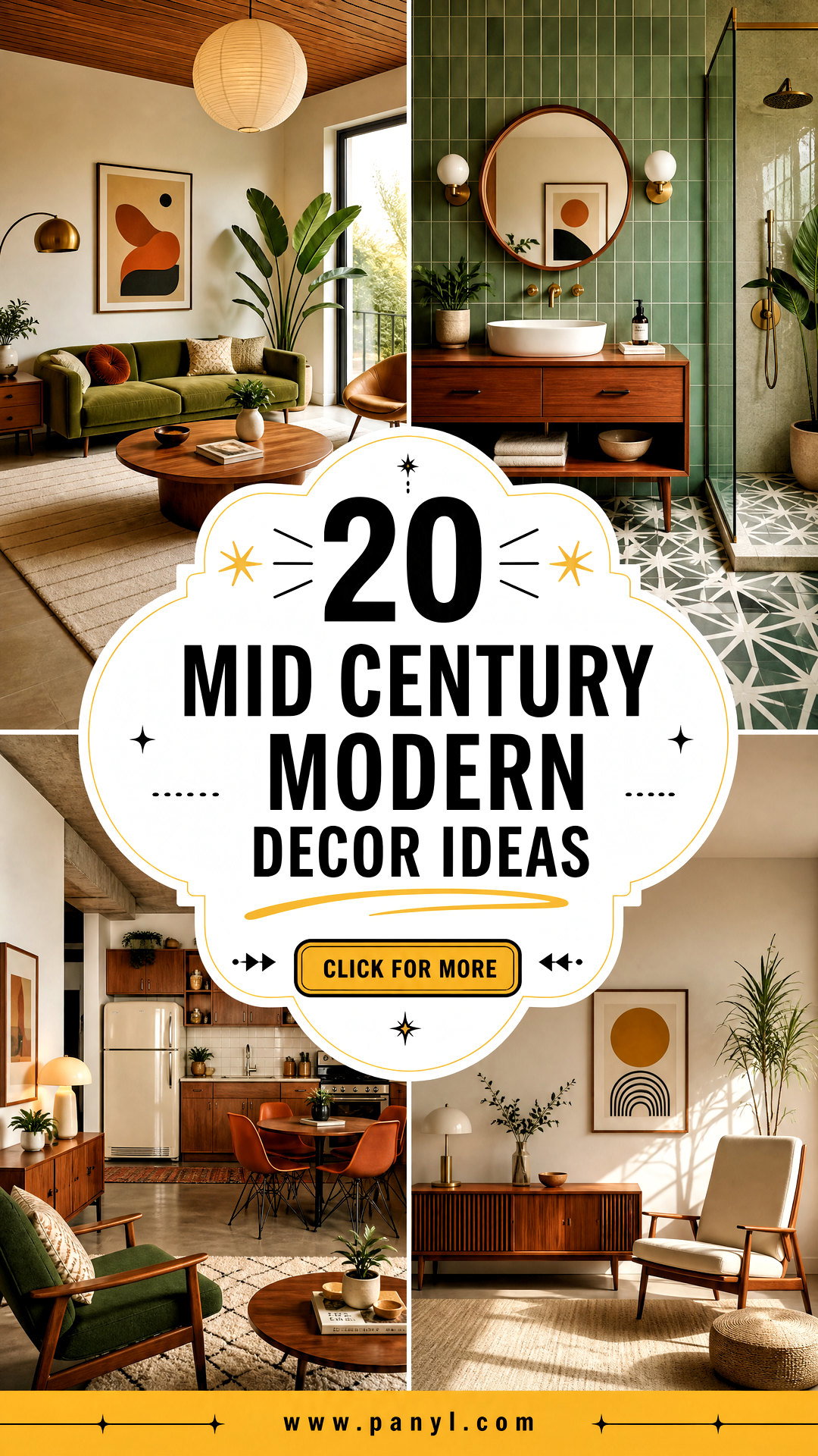 20 Mid Century Modern Decor Ideas for a Warm Timeless Home - 20 Mid Century Modern Decor Ideas for a Warm, Timeless Home