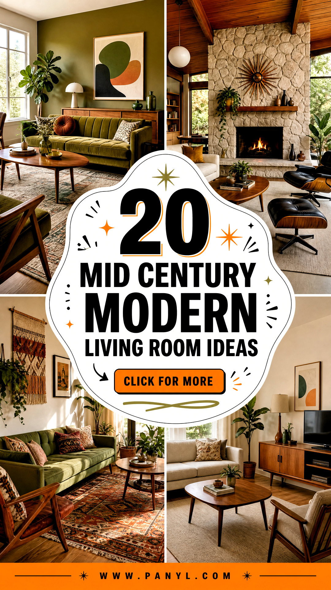 20 Mid Century Modern Living Room Ideas for Timeless Style - 20 Mid Century Modern Living Room Ideas for Timeless Style