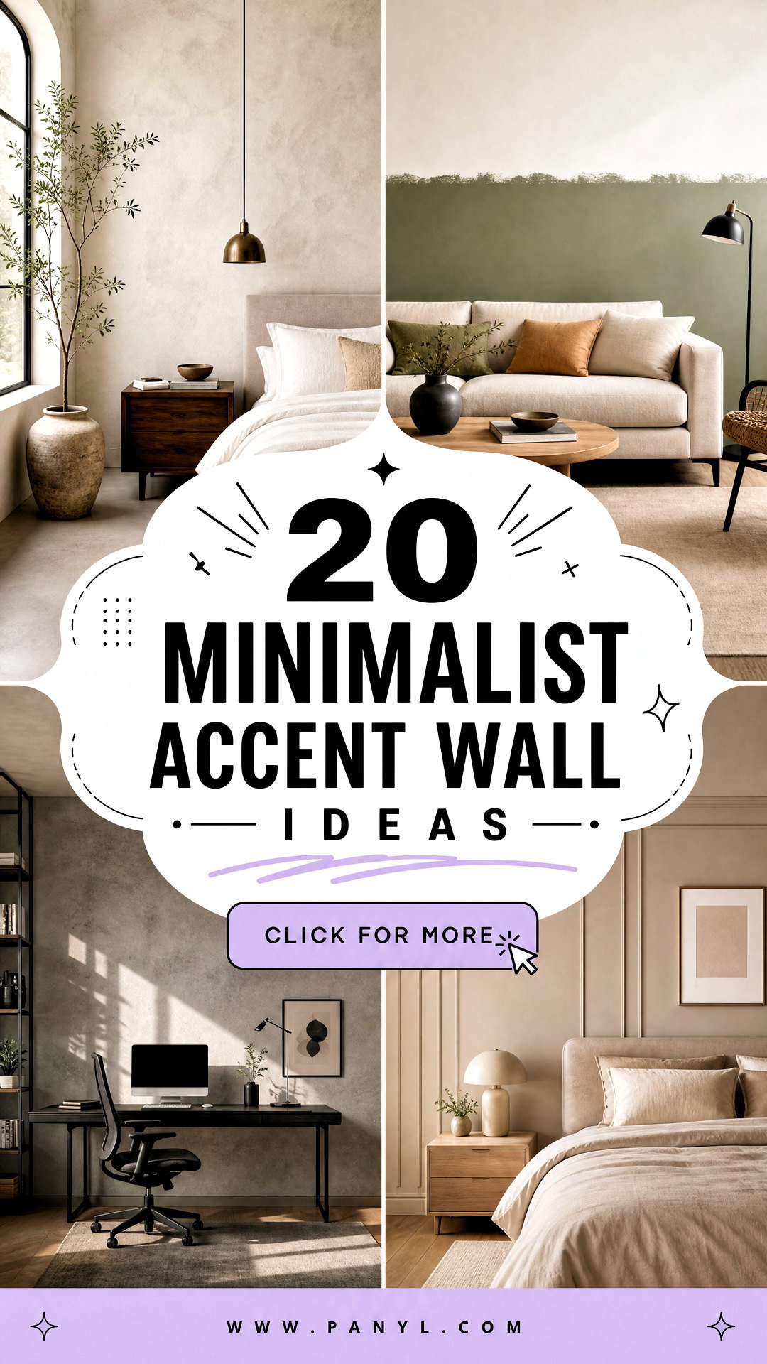 20 Minimalist Accent Wall Ideas for a Sleek Serene Home - 20 Minimalist Accent Wall Ideas for a Sleek, Serene Home